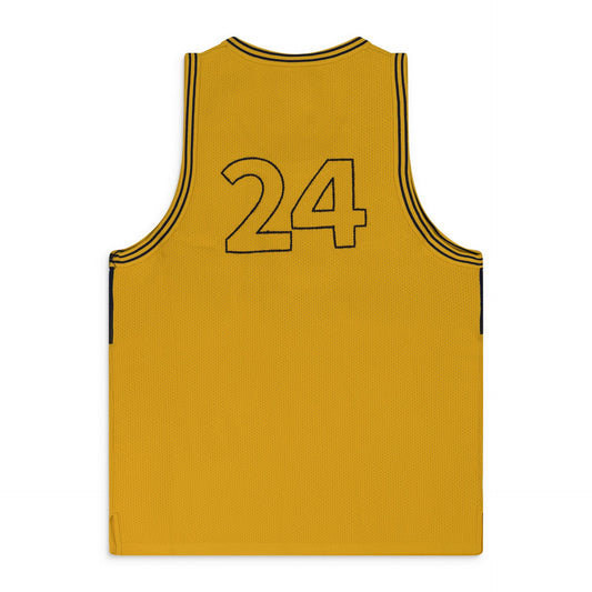 Yellow Knit Basketball Jersey