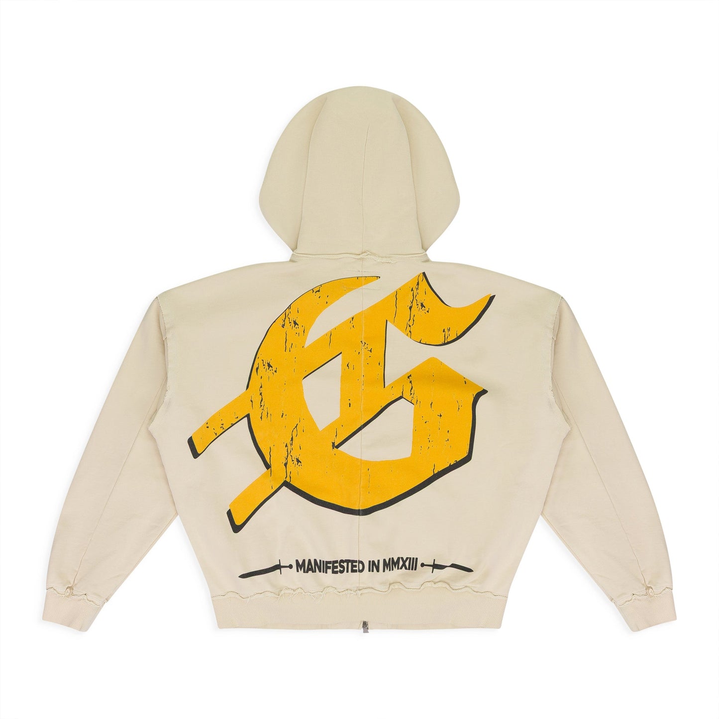 OFF-WHITE CHROME LIBERTY ZIP V2 SWEATSHIRT