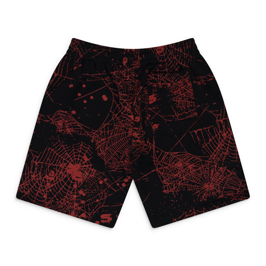 Black AOP Web V2 Sweatshorts