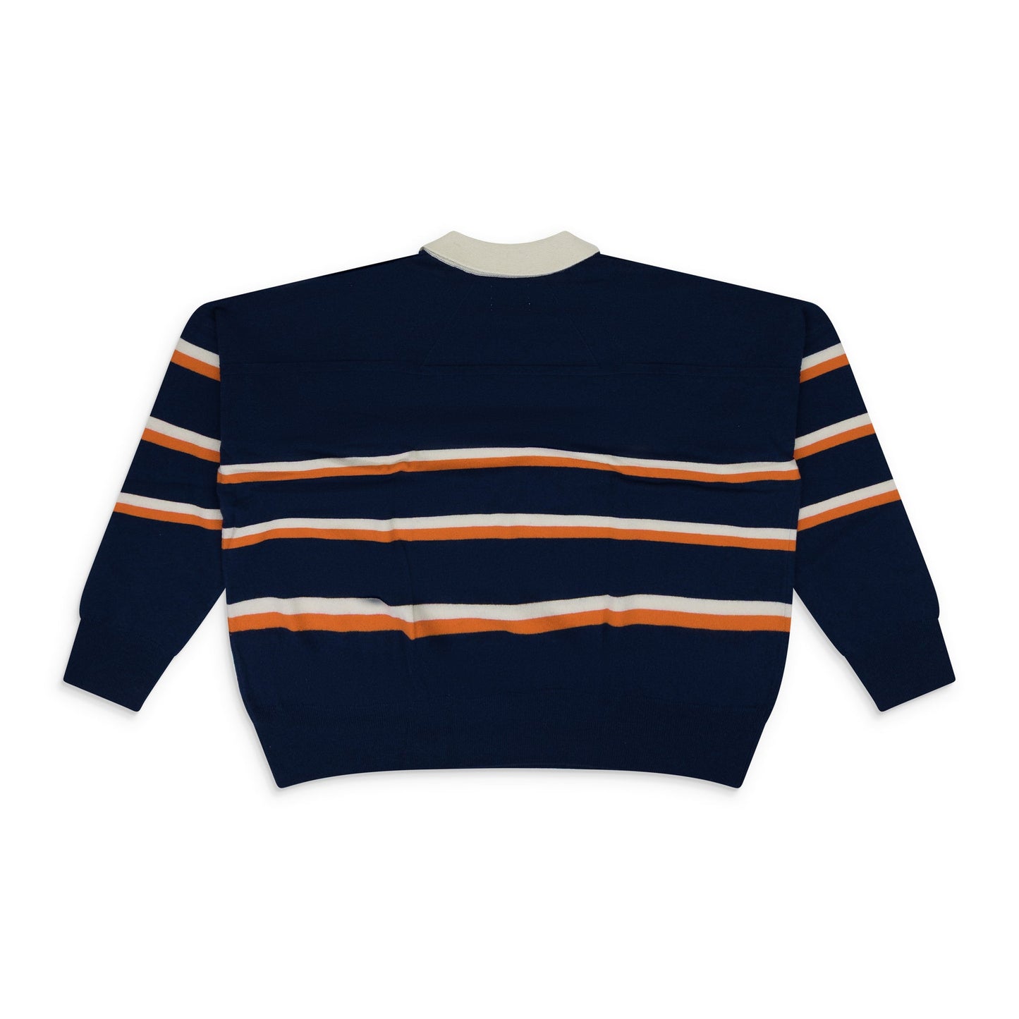 Navy Striped Polo