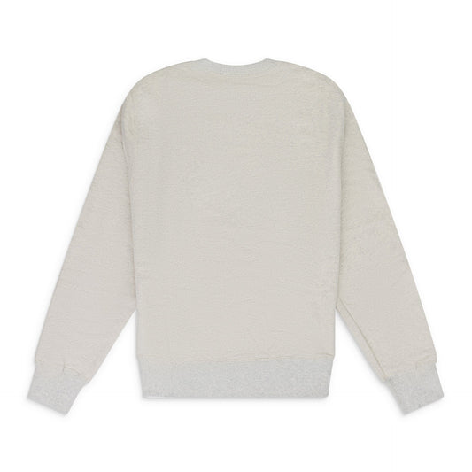 Oatmeal Houndstooth Applique Crewneck Sweatshirt
