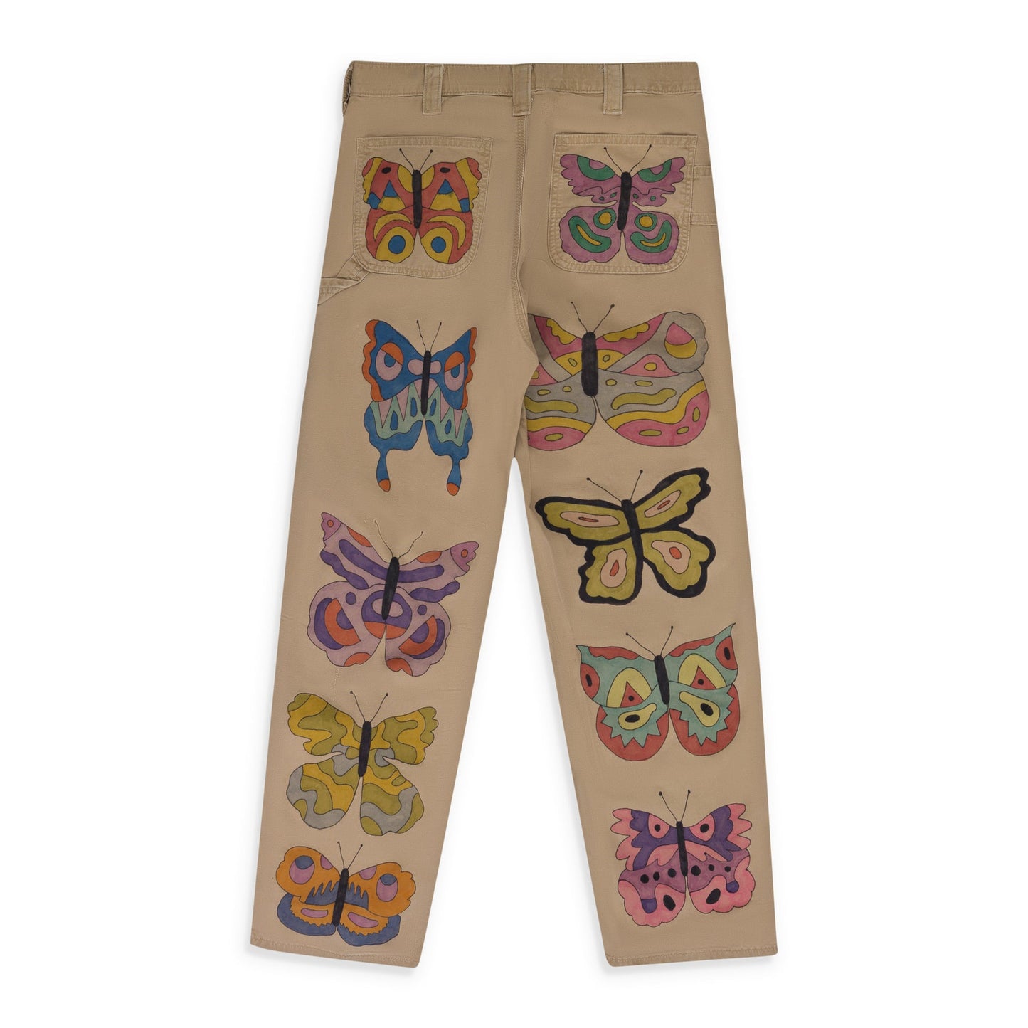 Multicolor Butterfly Jeans