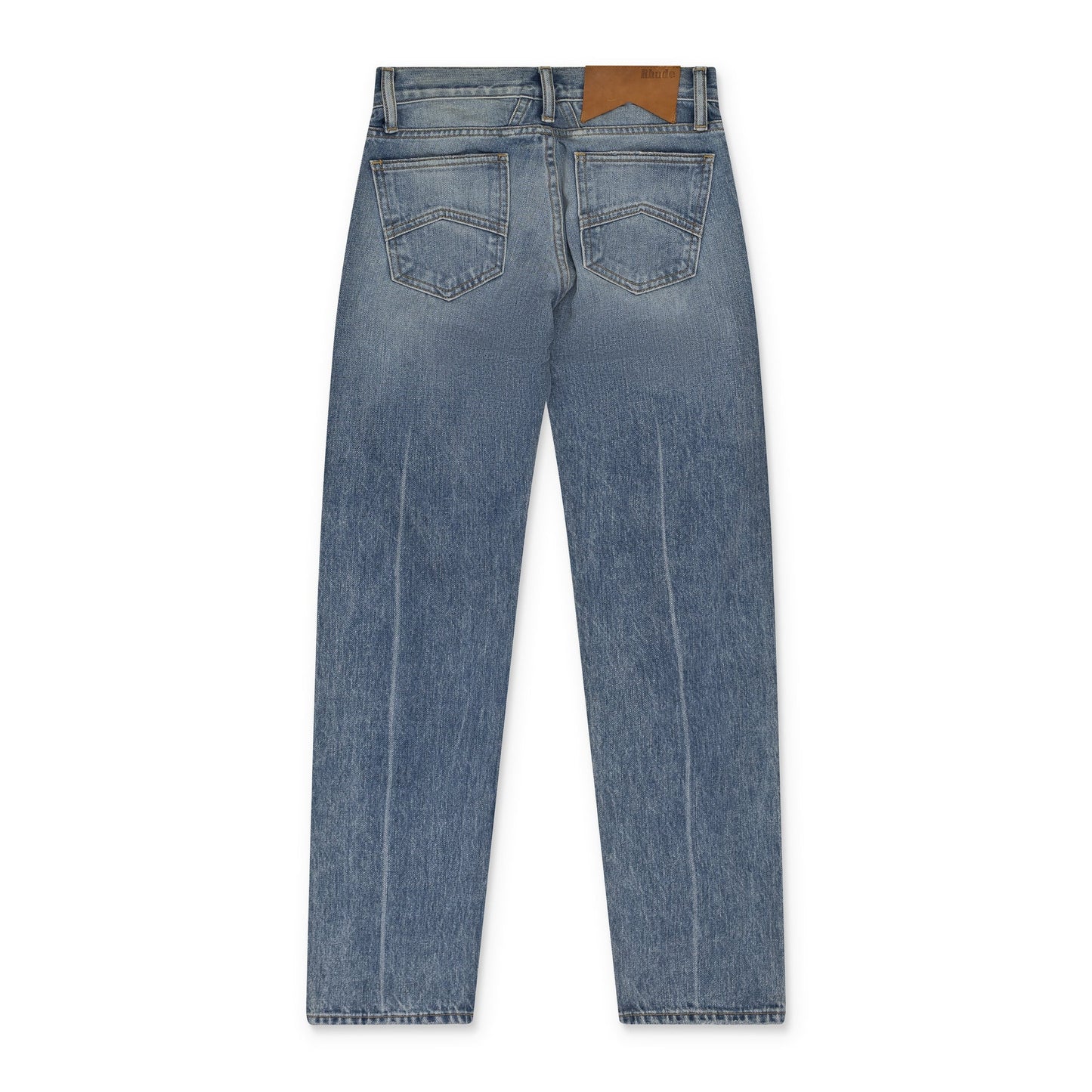Indigo Denim Straight Fit Jeans