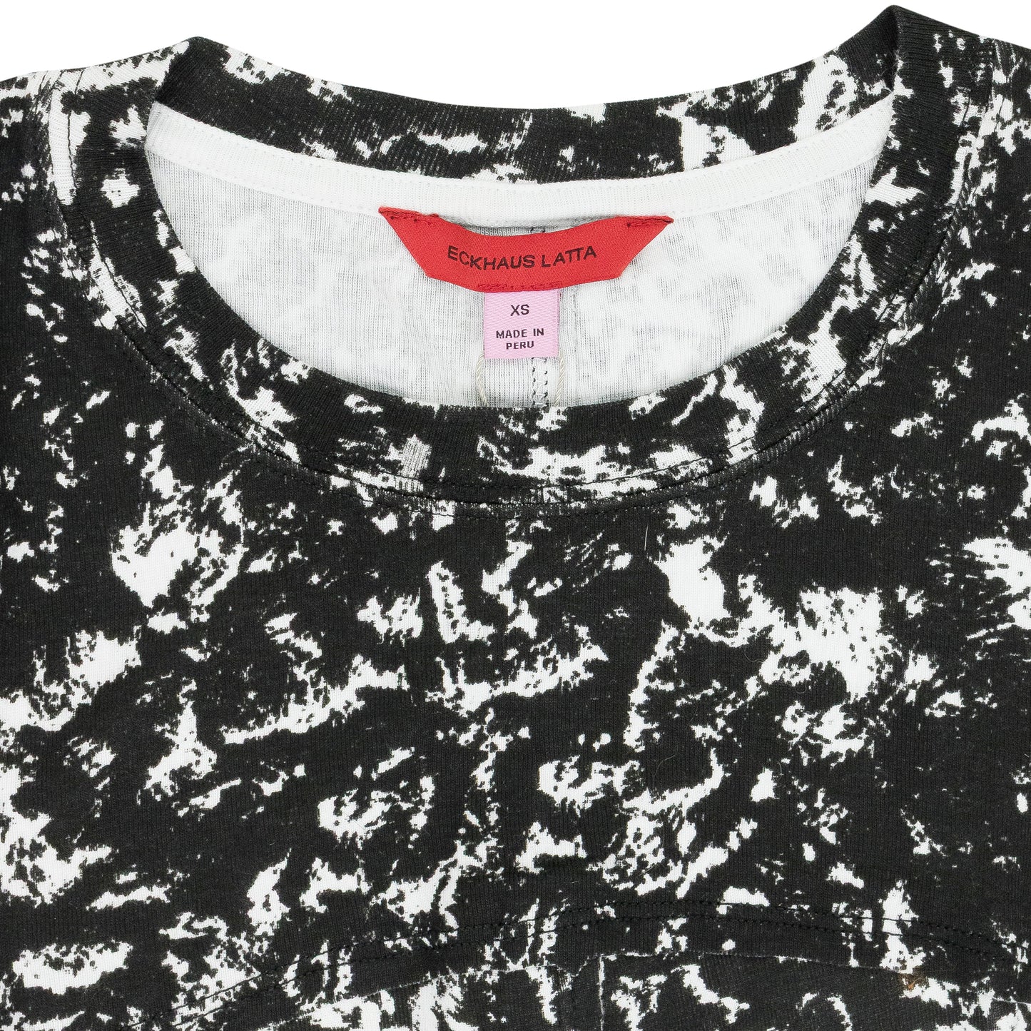 BLACK PRINTED LAPPED BABY T-SHIRT