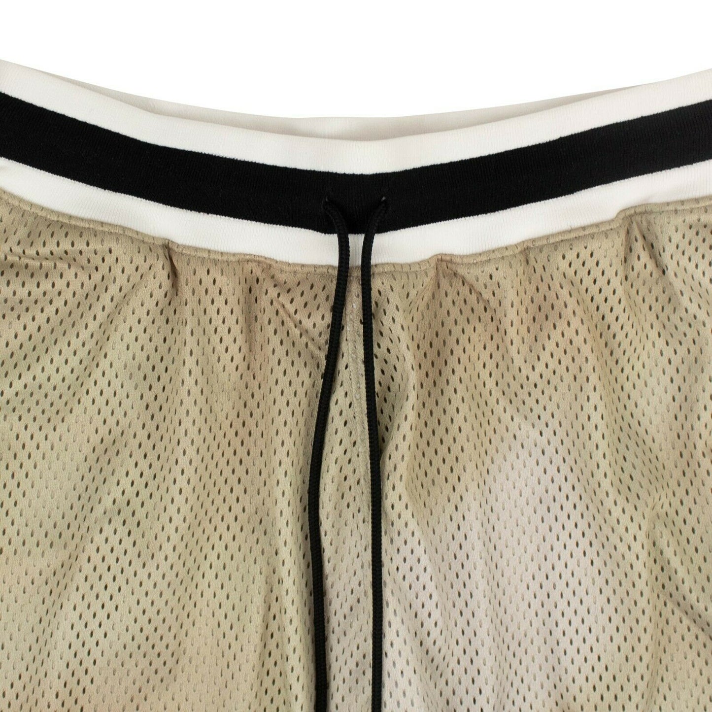 Gold Tie Dye Mesh Basketball Shorts