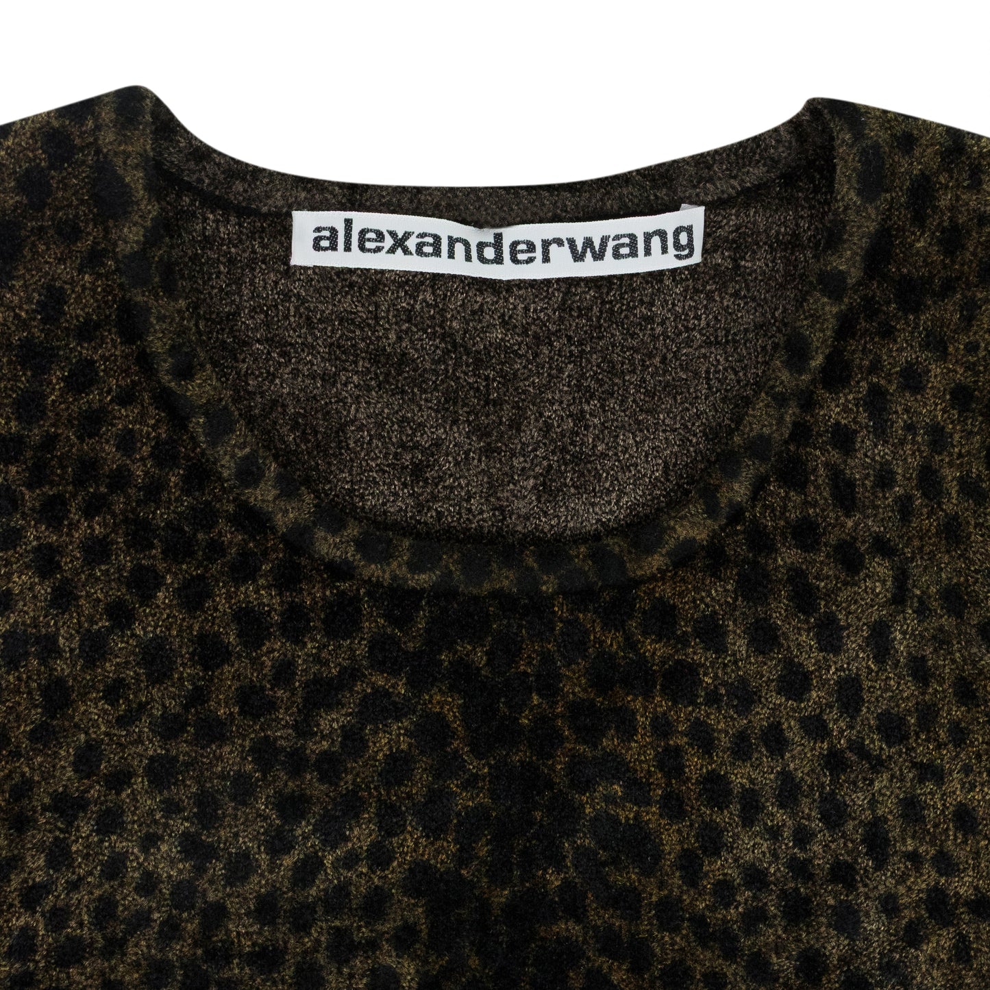 BLACK/GOLD CROP T-SHIRT