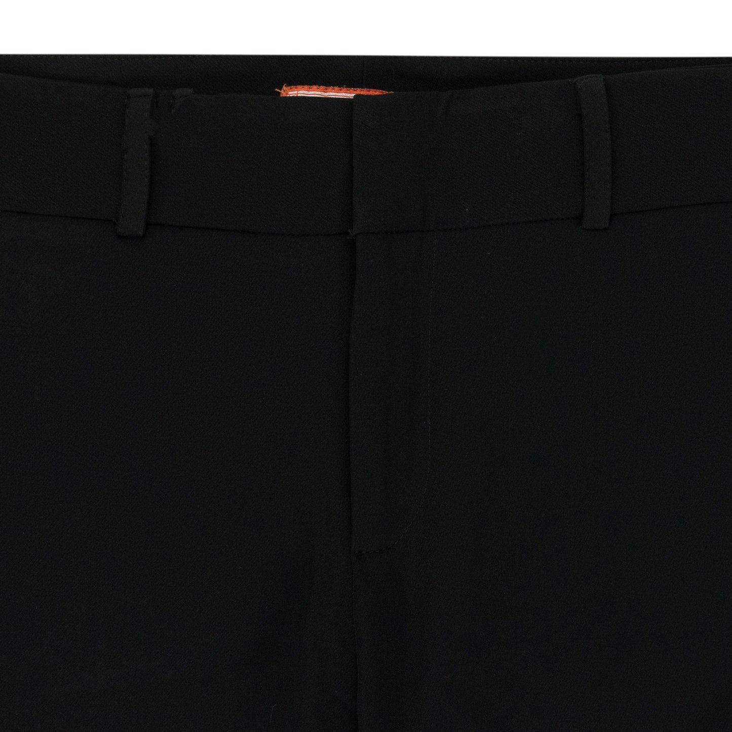 BLACK BOOT CUT WIDE-LEG PANTS