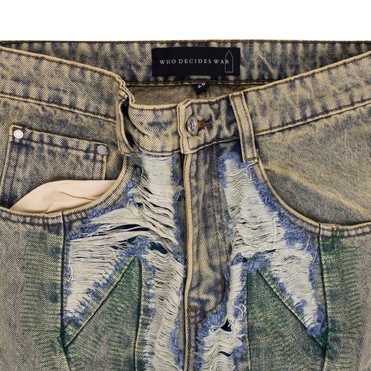 Blue Wave Distressed Jeans