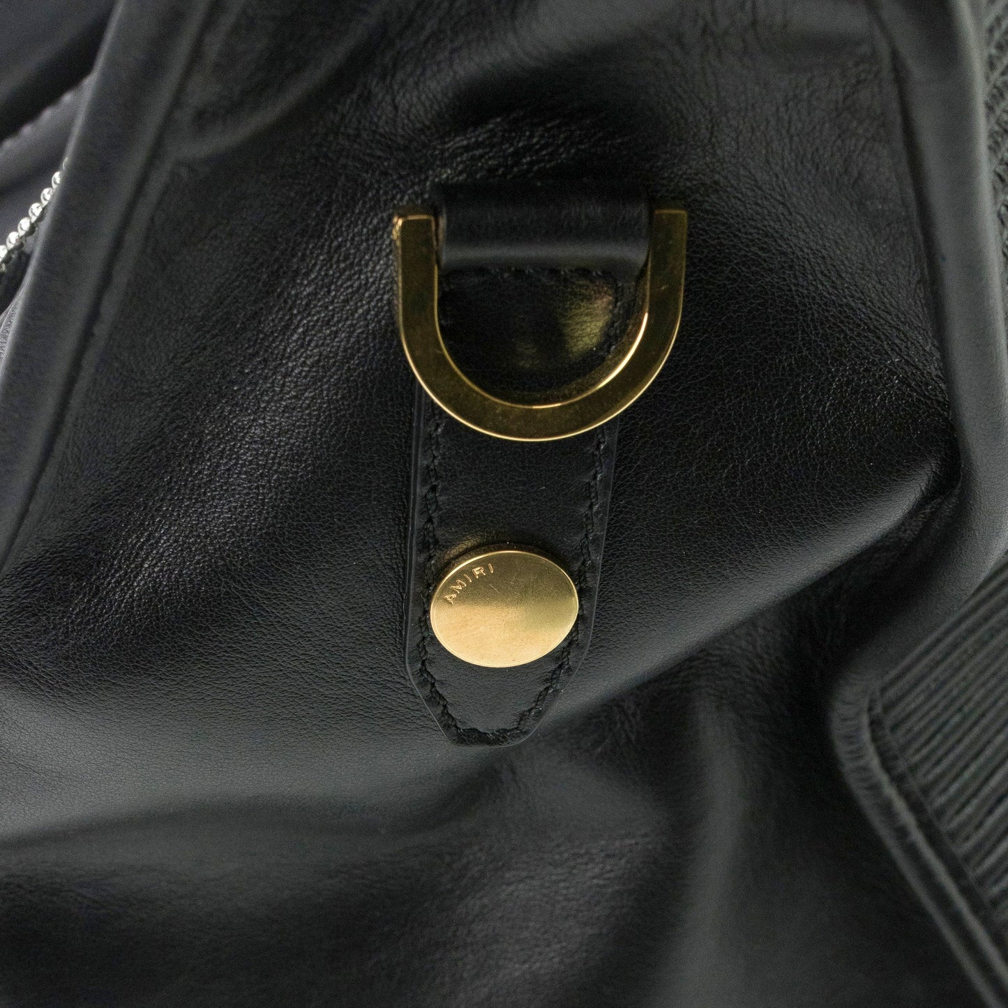 Black Nappa Mx1 Padding Weekender Messenger Bag
