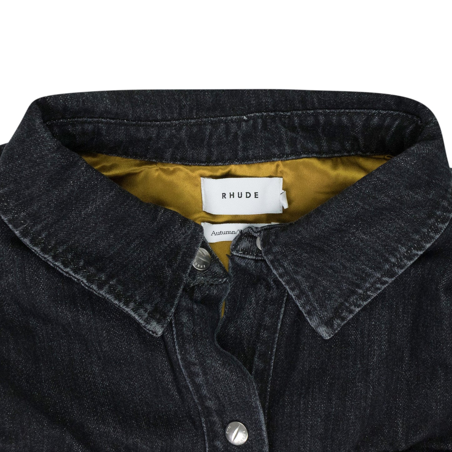 Black Denim Overshirt