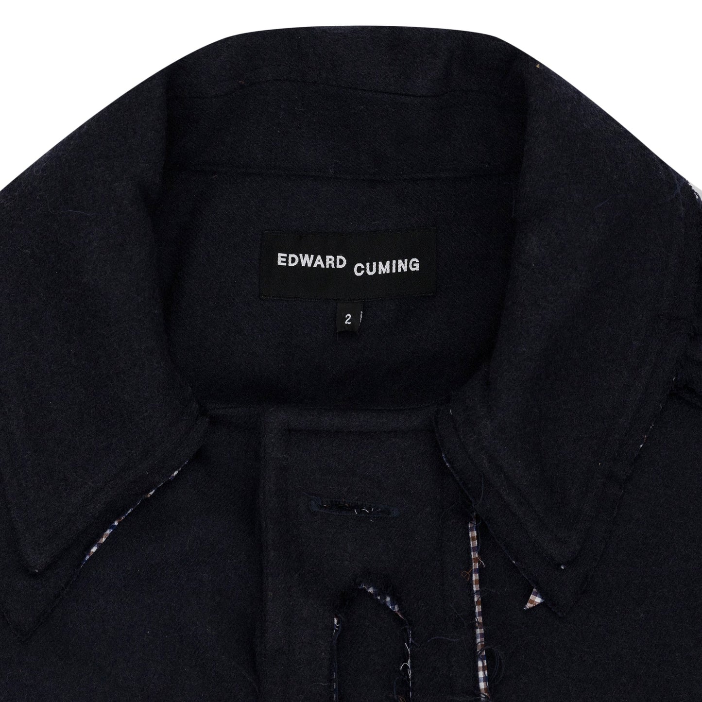 Navy Cropped Raglan Jacket