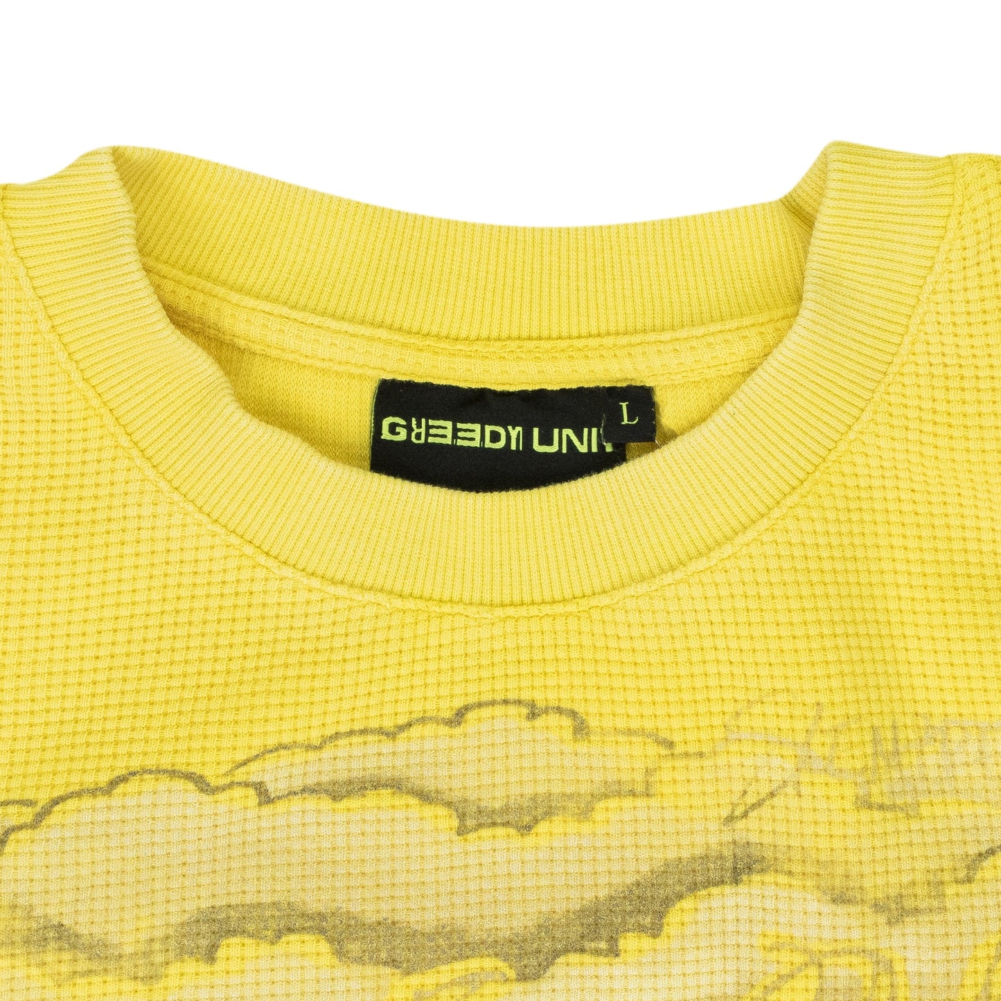 Yellow All Over Thermal T-shirt