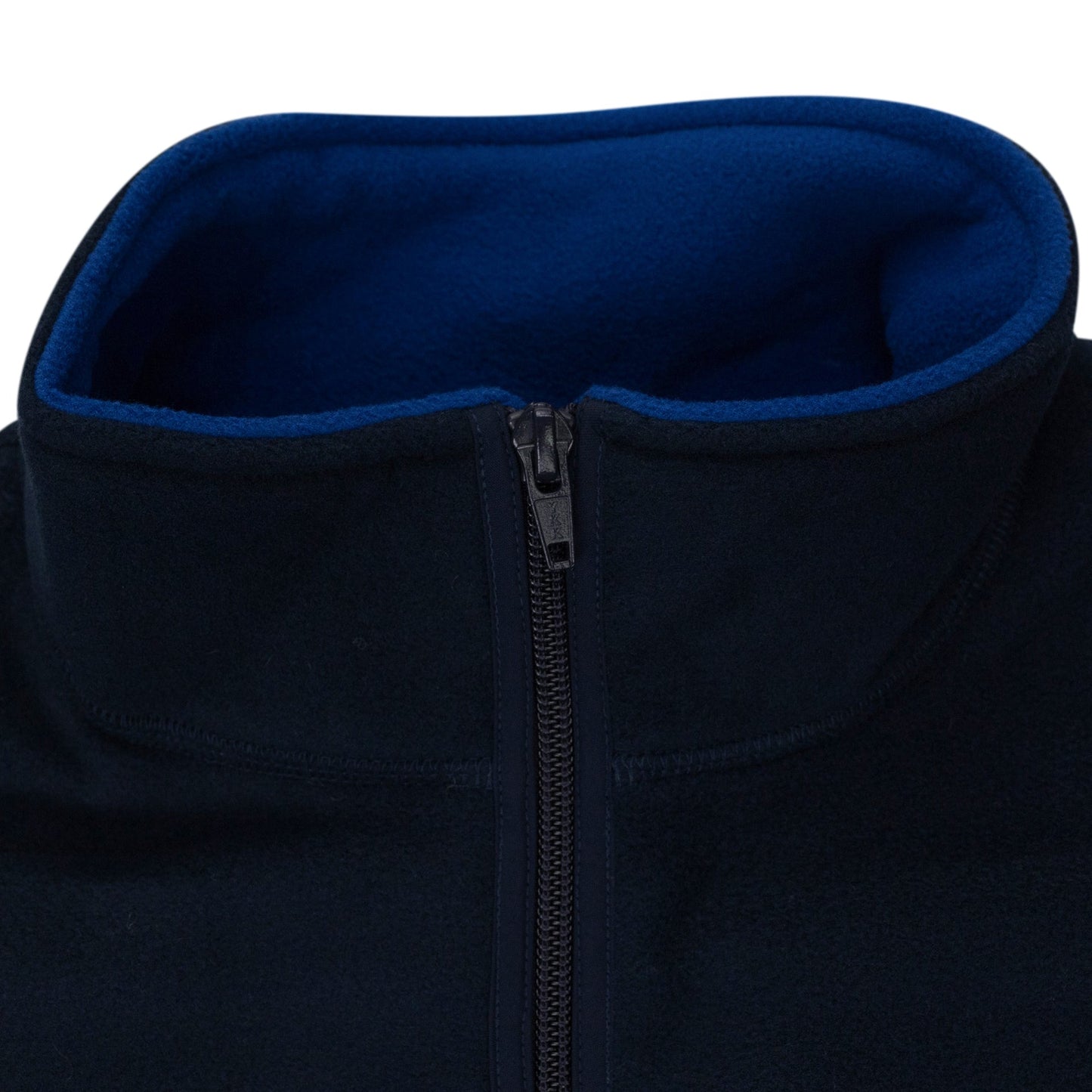 Royal Blue Low Pile Fleece Blocked Pullover