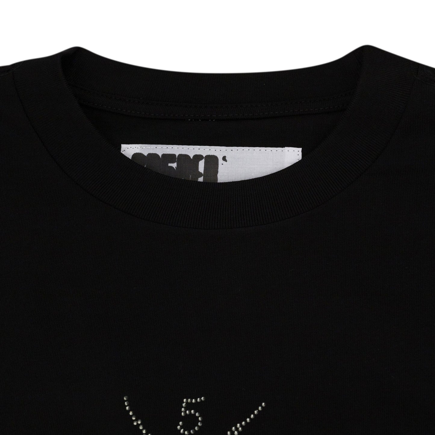 Black Rhinestone 5Ignature T-Shirt