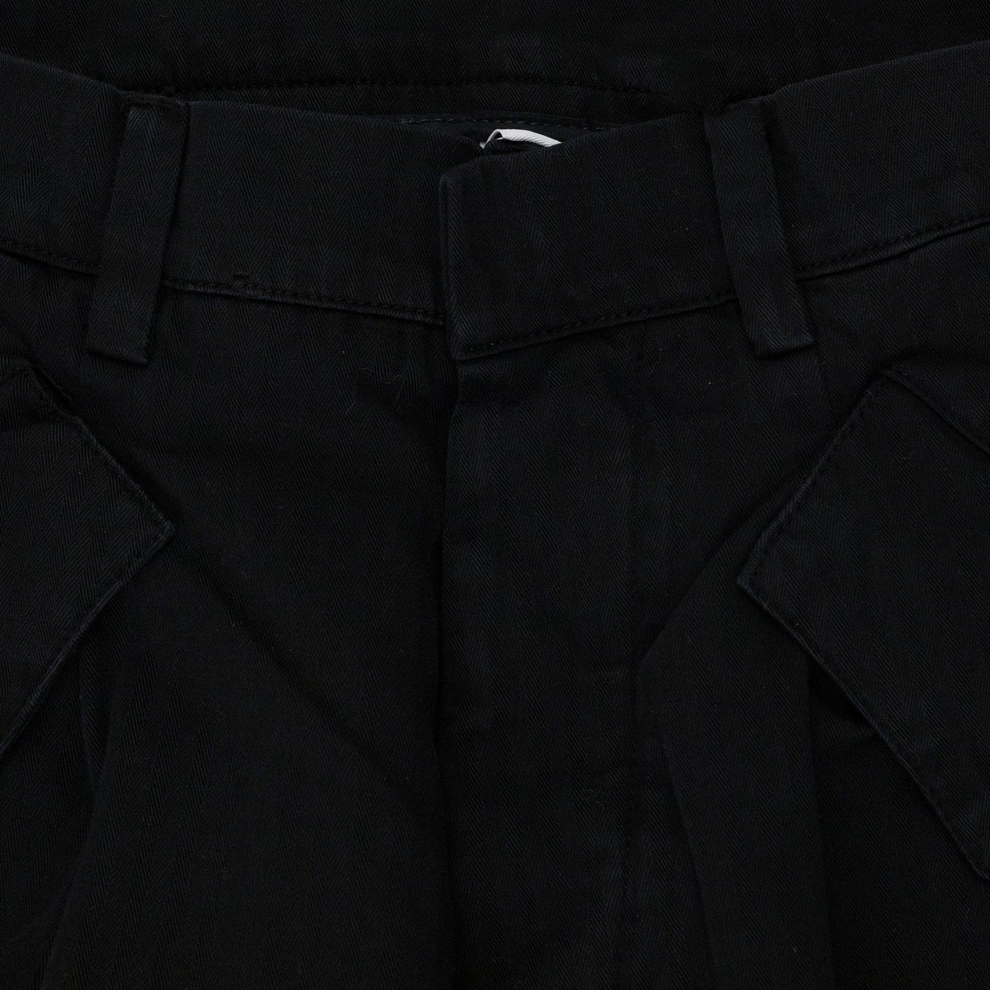 Black Relaxed Cargo Pants