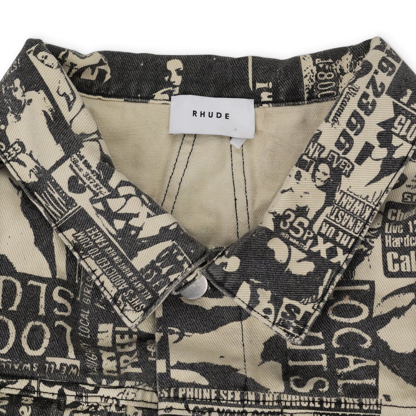 Beige Printed Jacket