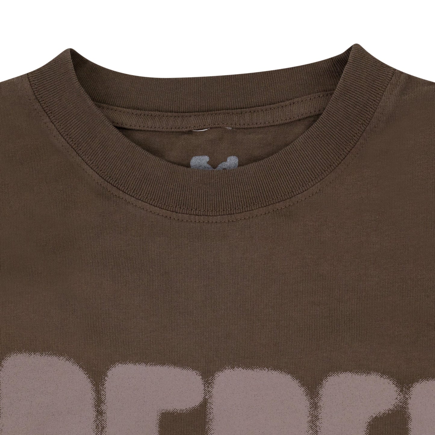 Brown Focused Logo T-Shirt