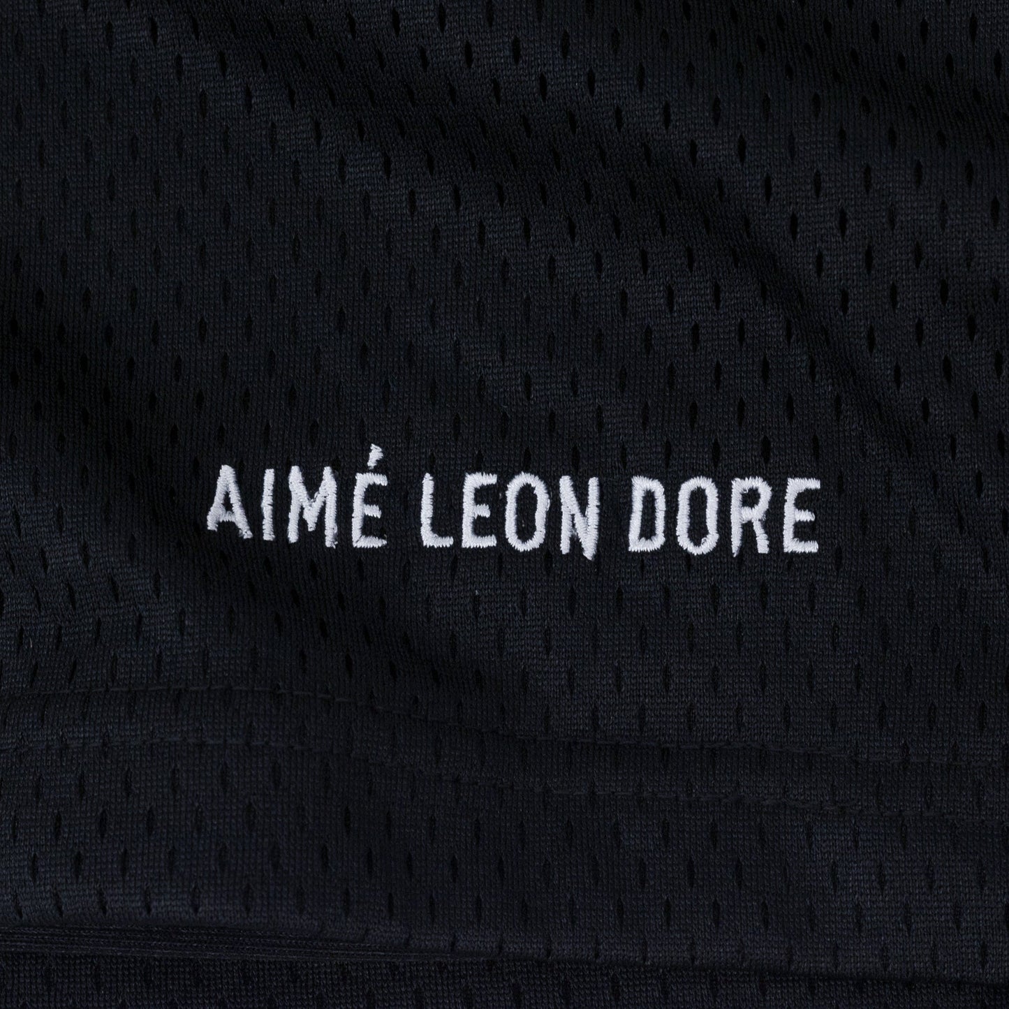 Black Logo Gym Short