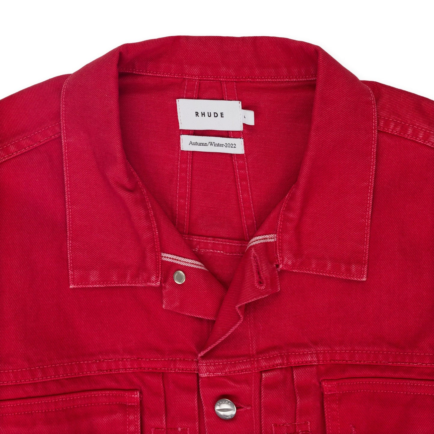 Red Denim Jacket