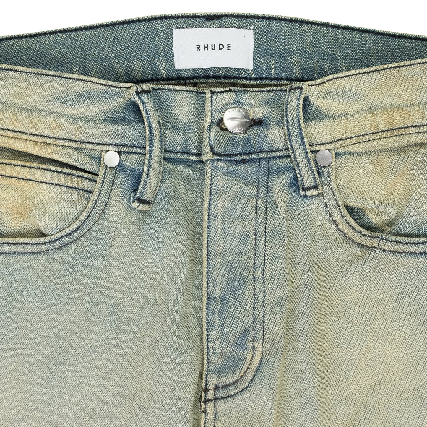 Blue Straight-Fit Jeans