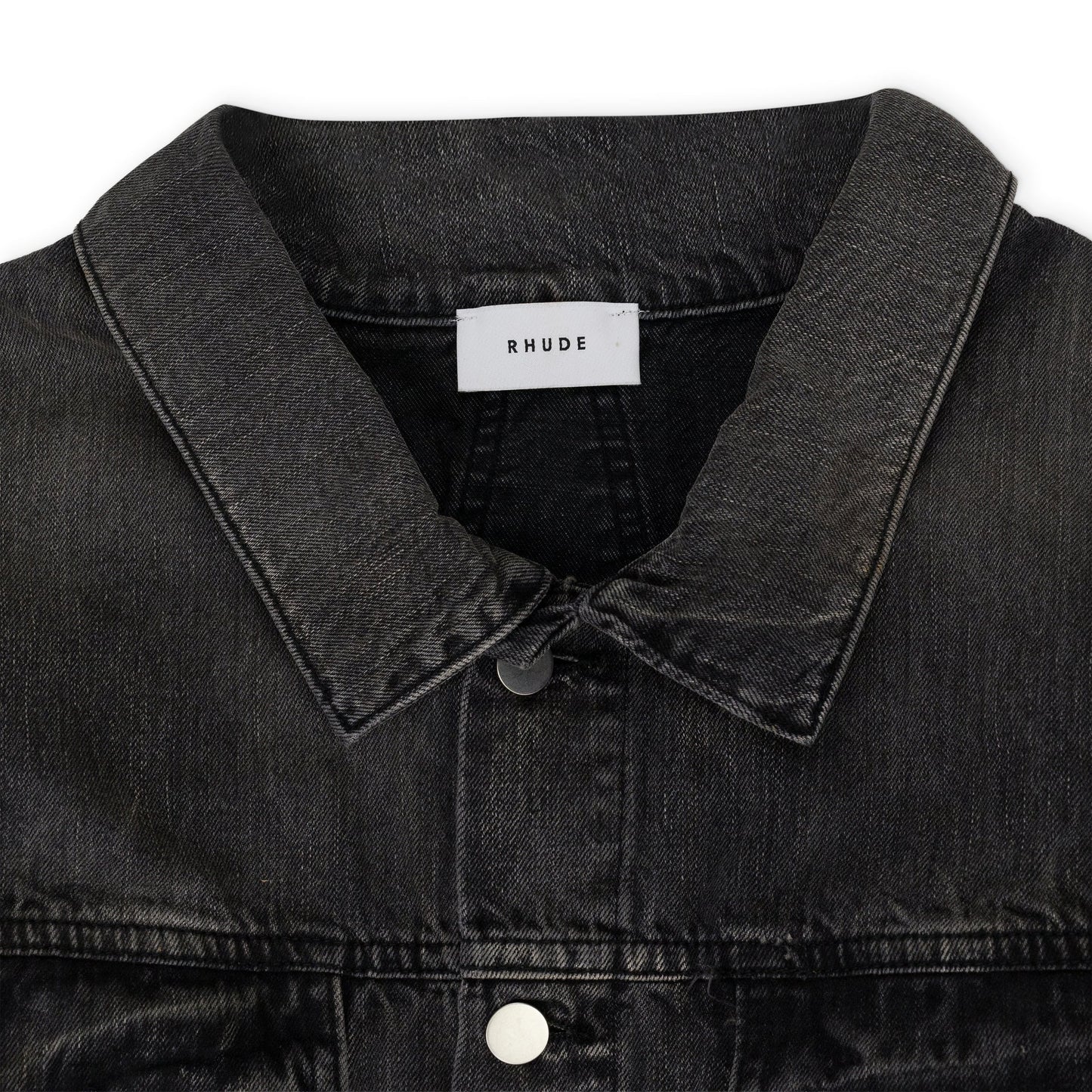 Black Vintage Trucker Jacket