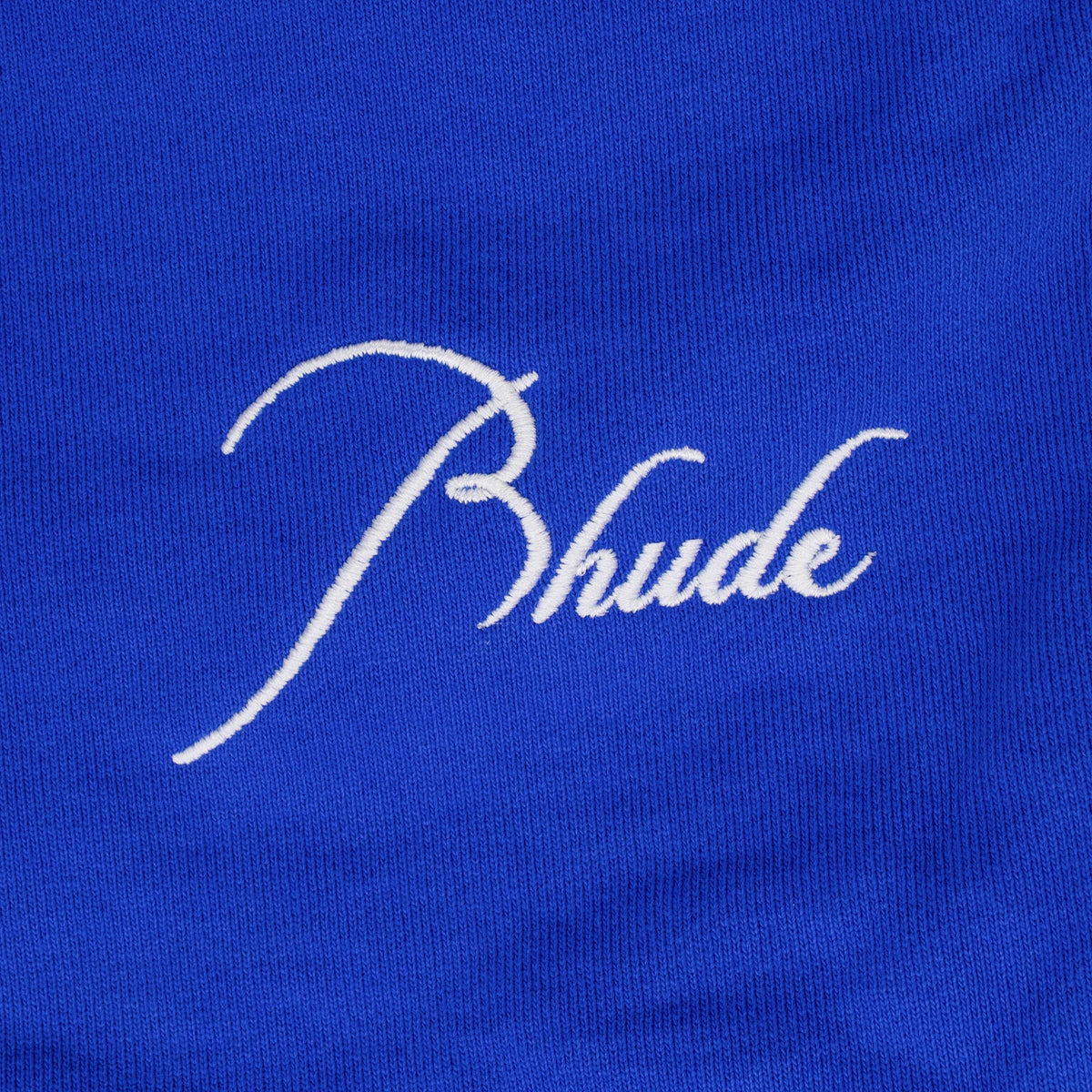 Blue Script Logo Terry Sweatpants