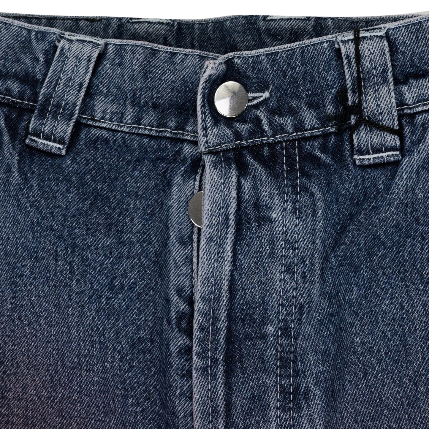 Blue Dyed Denim Pants