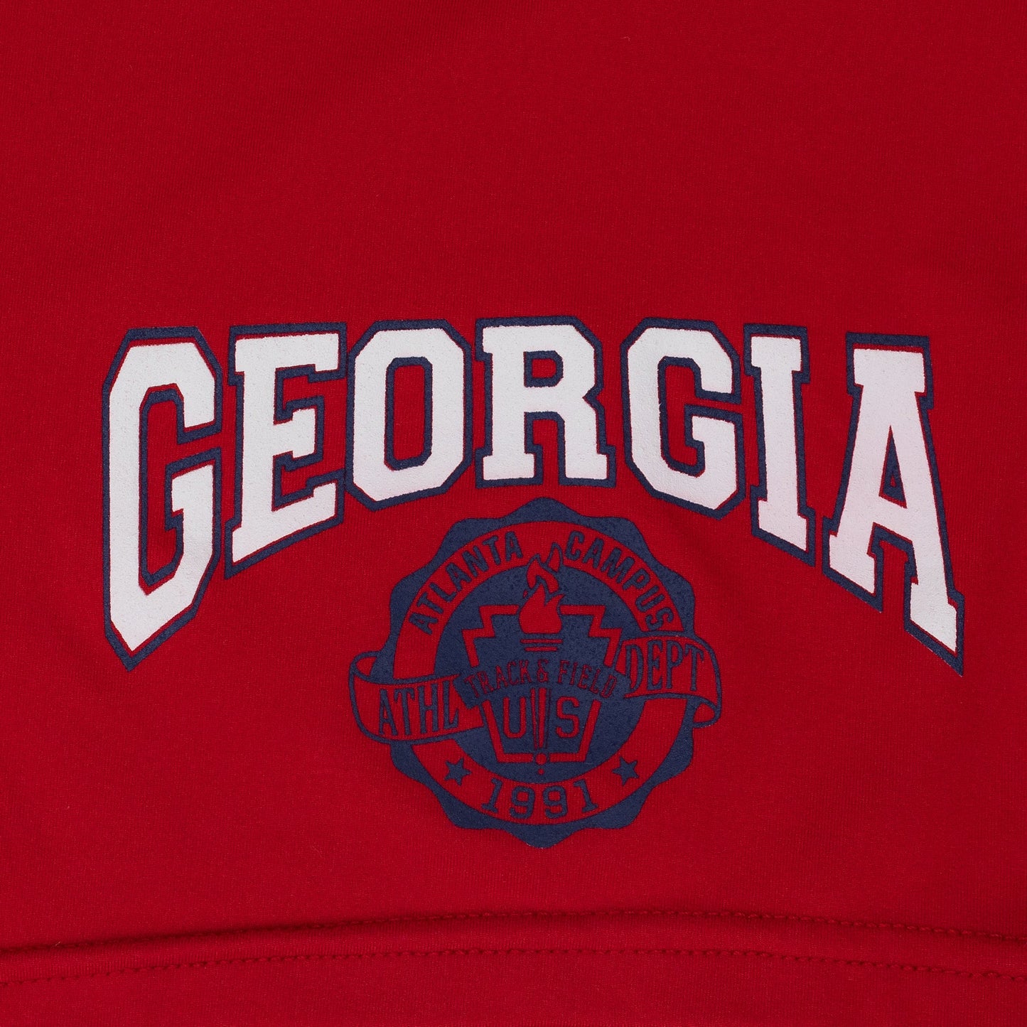 Red Georgia Tiny Shorts