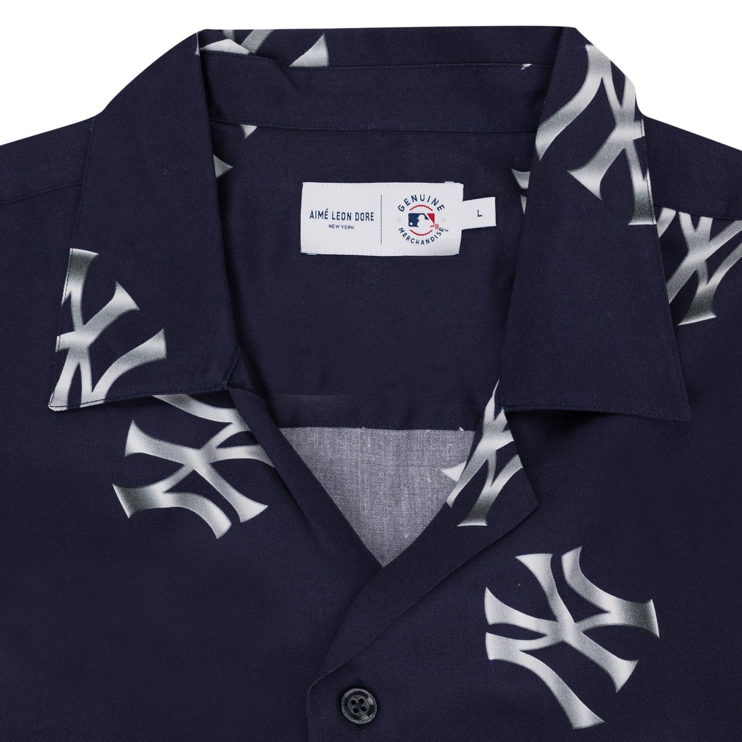 Blue New York Yankees Leisure Shirt