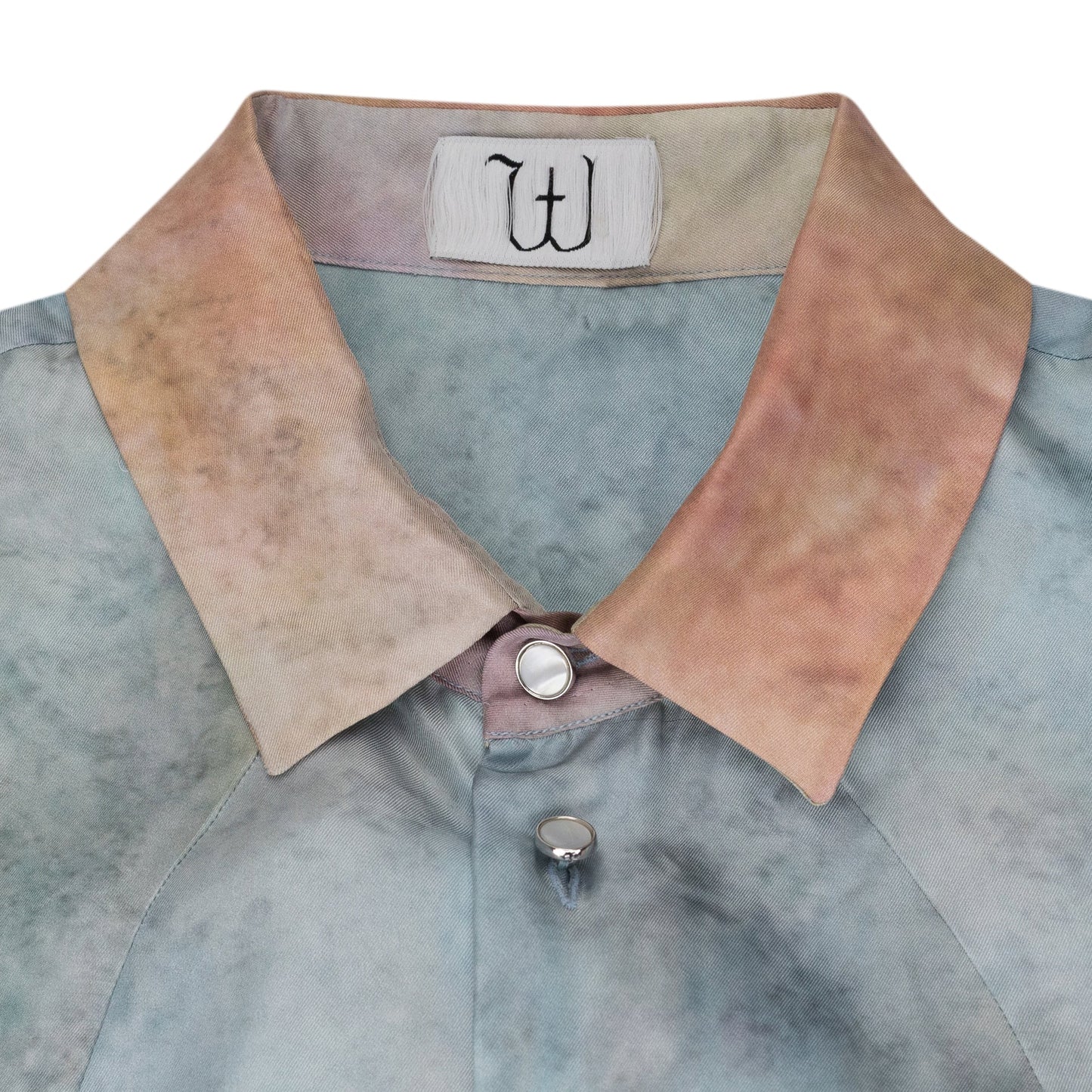 Blue Matthew Pastel Strokes Print Shirt