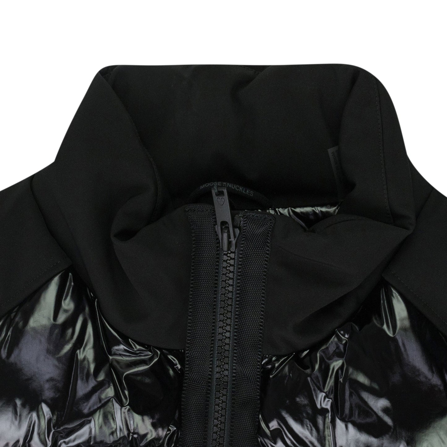 Black / Black Dugald Puffer Coat