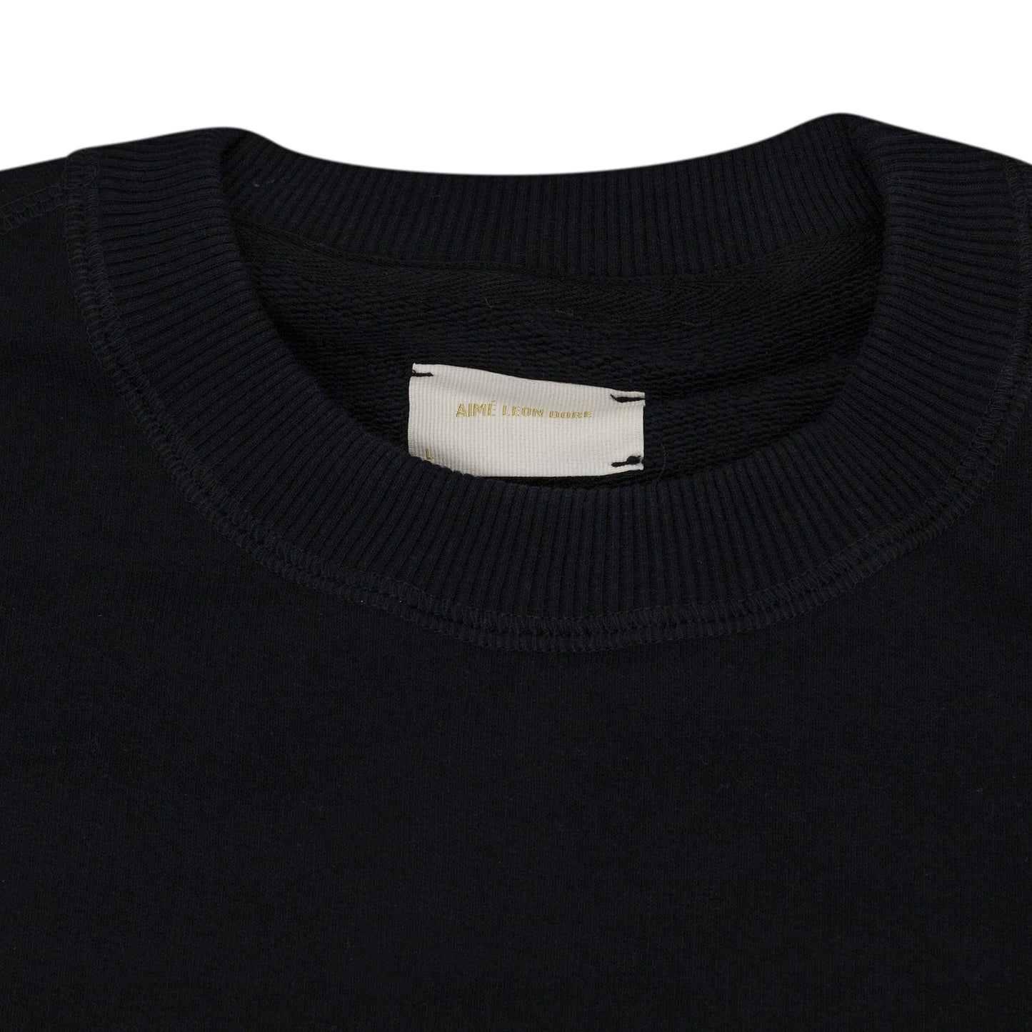 Black Tonal Logo Crewneck Sweatshirt
