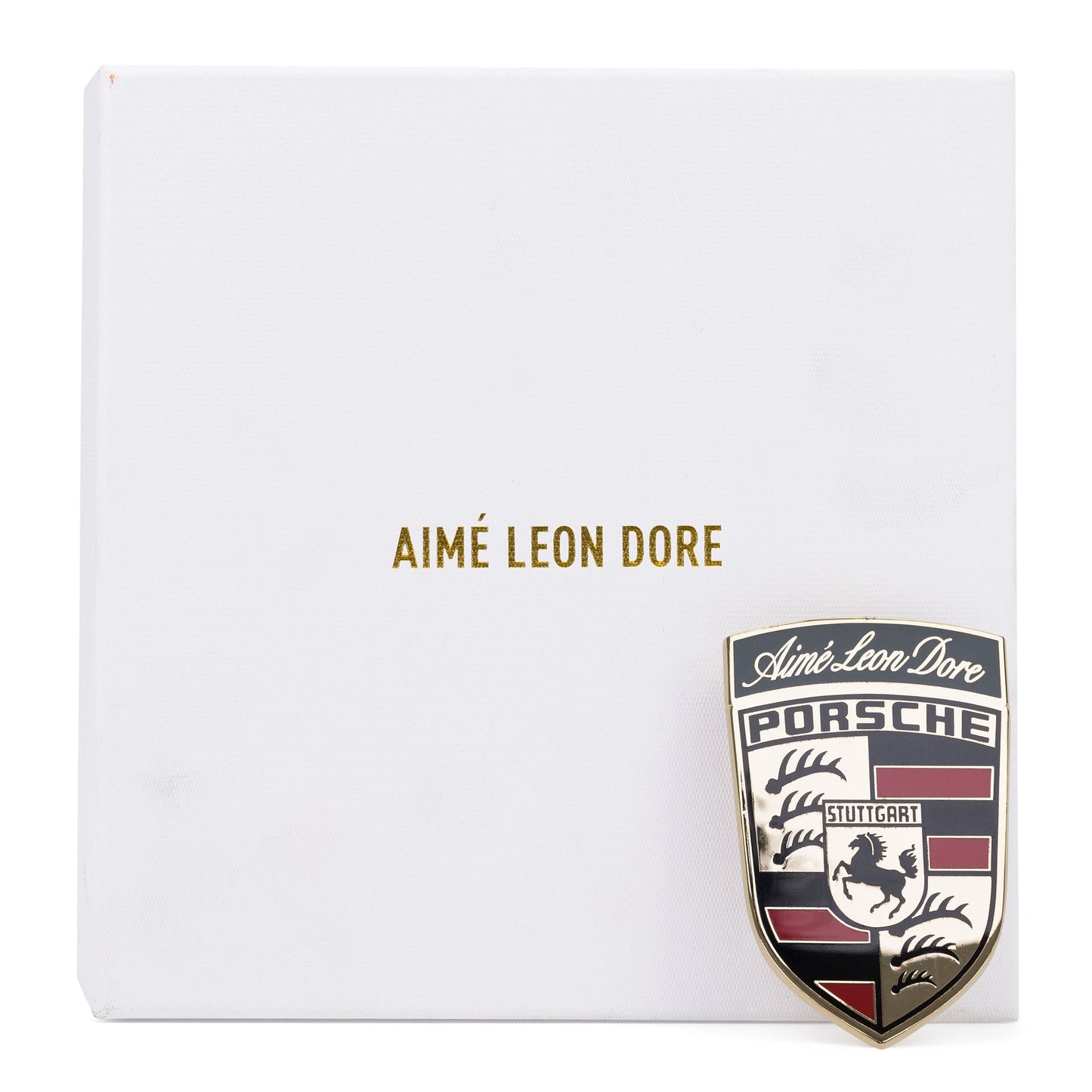 Gold Porsche Grille Badge