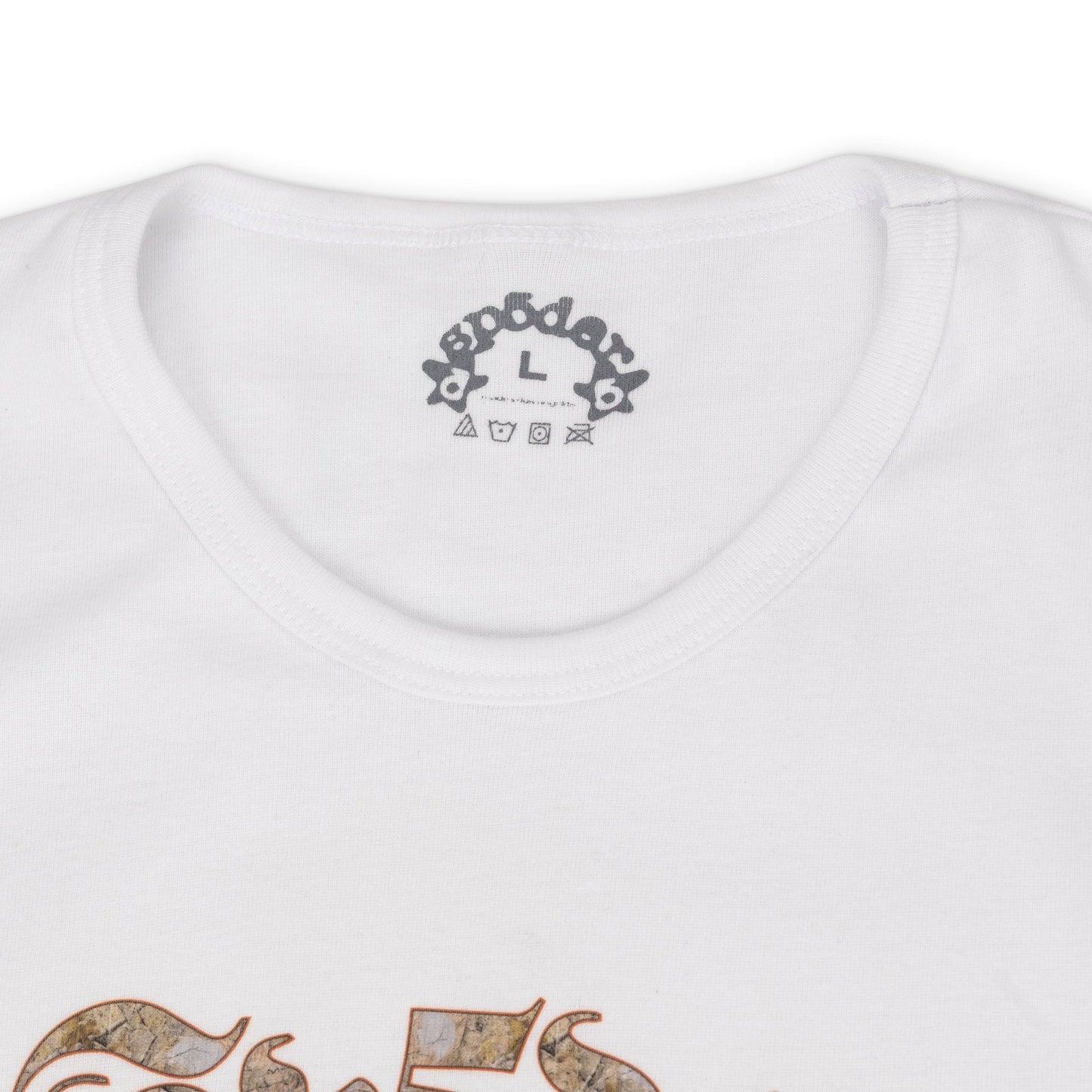White White Script Baby T-Shirt