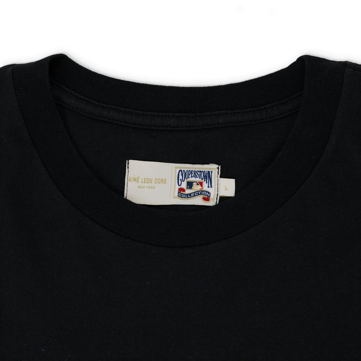 Black Mets Chrome Logo Tee
