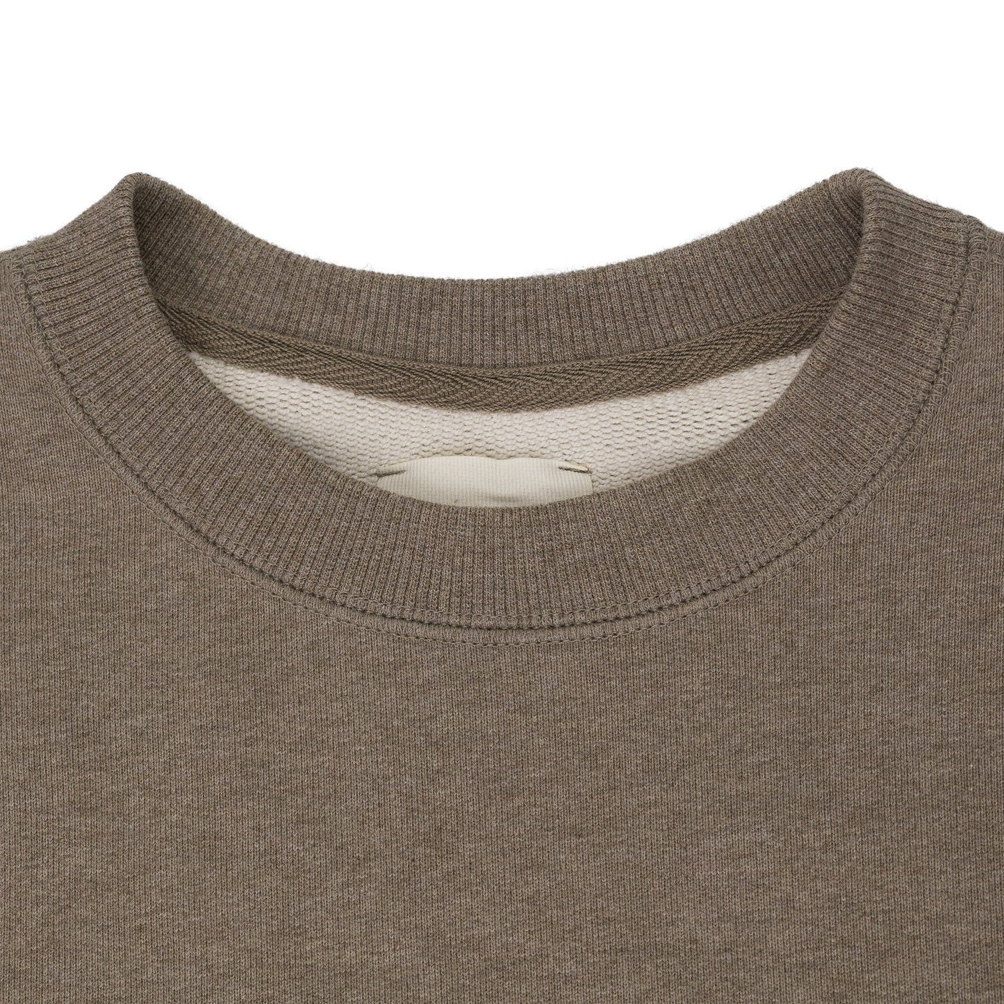 Brown Melange Uniform Crewneck Sweatshirt