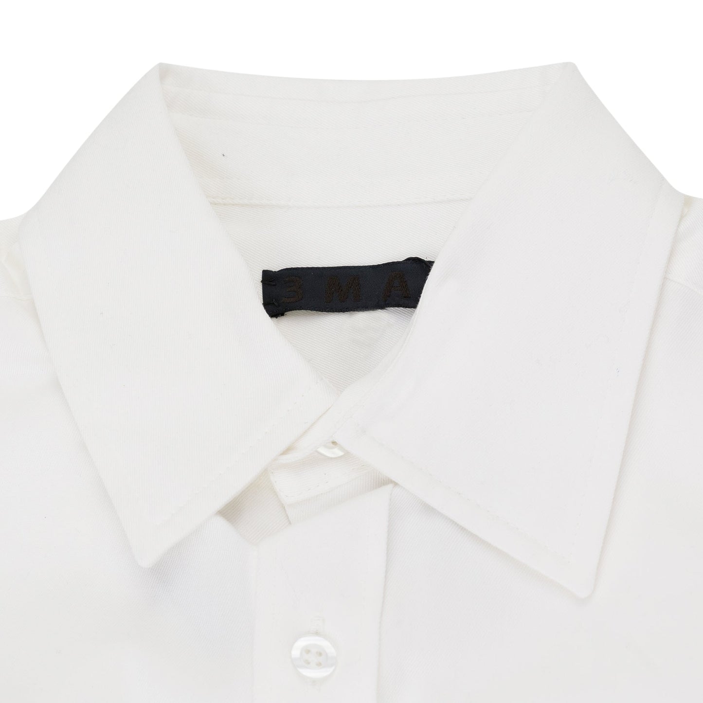 White Tandard Issue Button Down Shirt