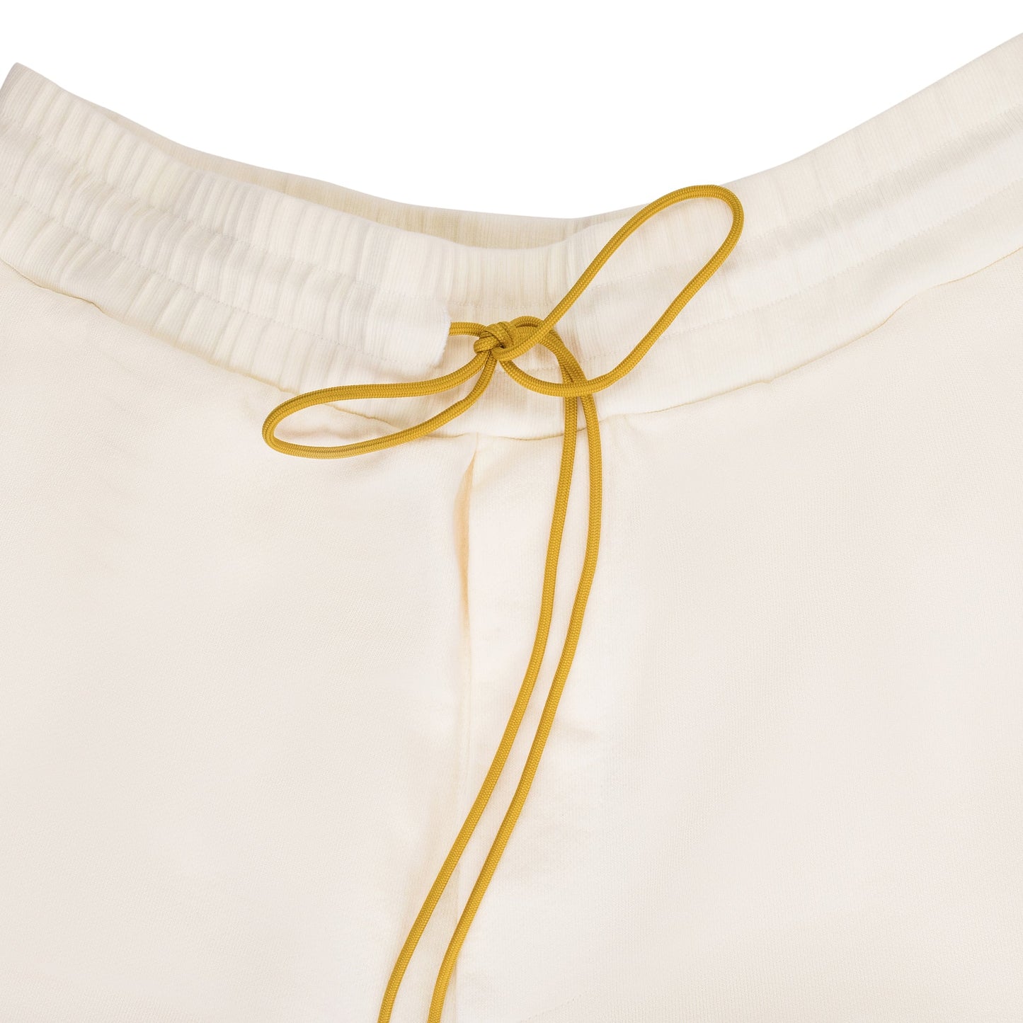 Cream Script Logo Shorts