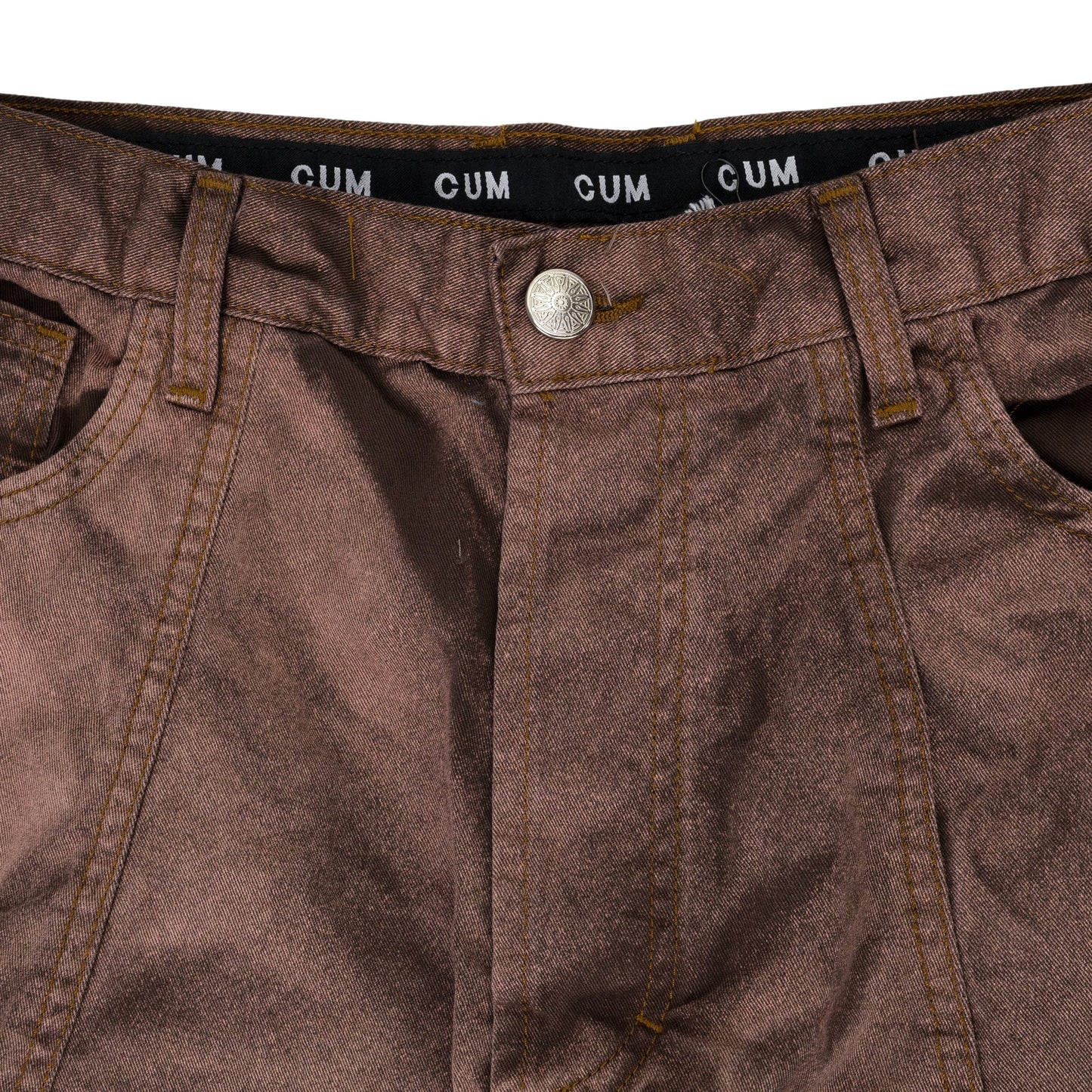 Brown Oversized Shorts
