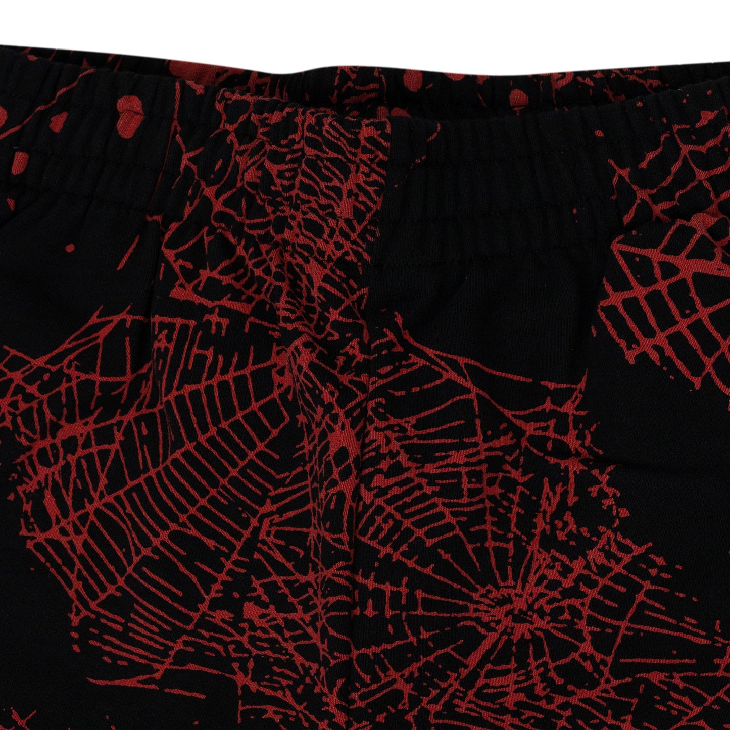 Black AOP Web V2 Sweatshorts
