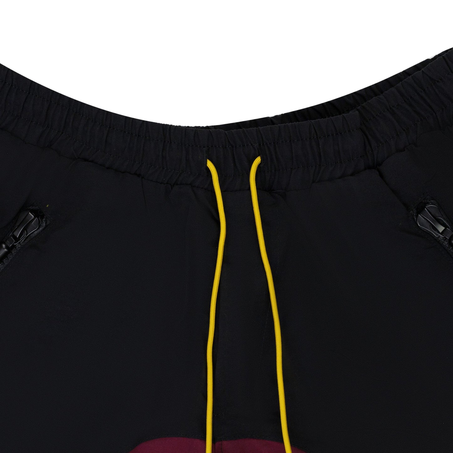 Black Black Panel Shorts