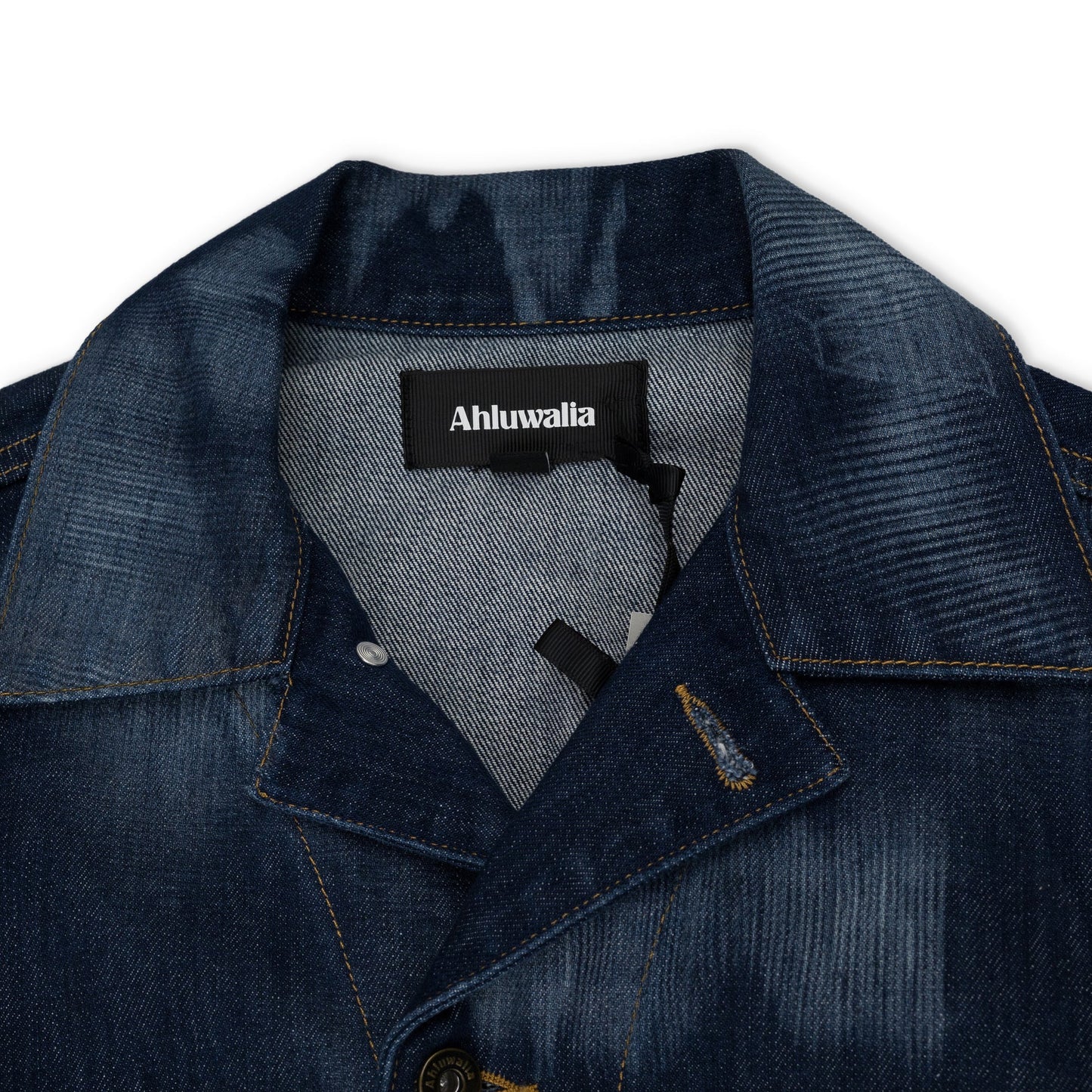 Blue Ahluwalia Signature Denim Jacket Blue