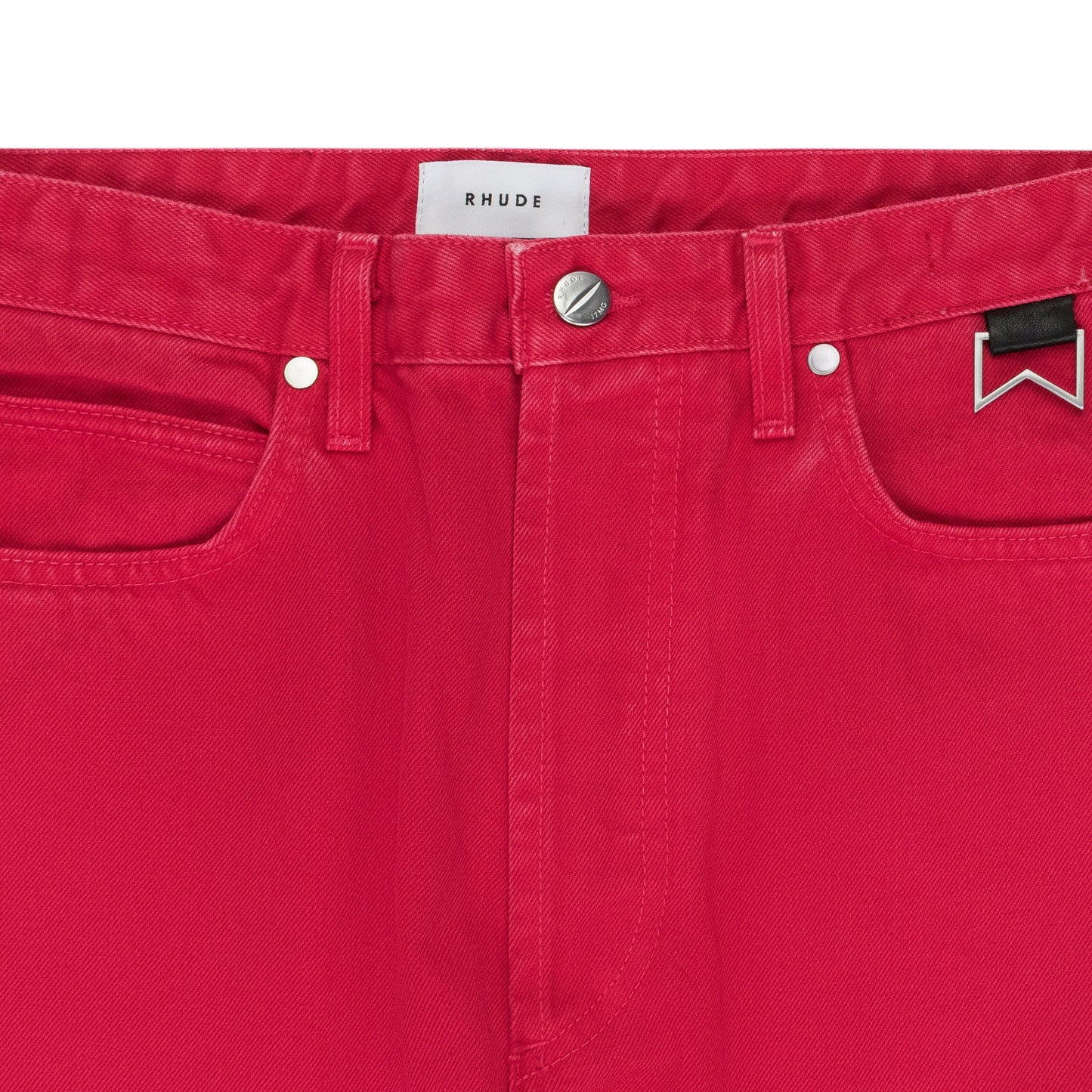 Red Denim Pants