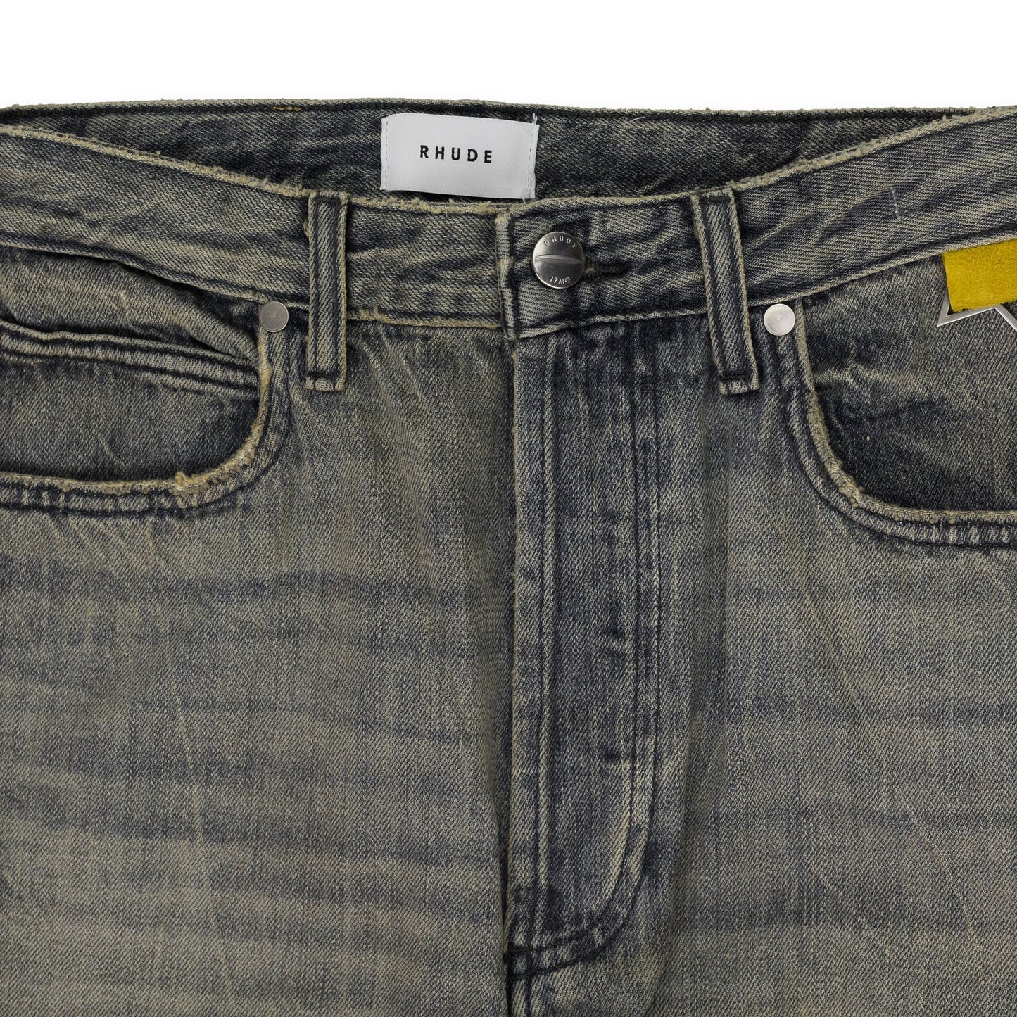 Gray Denim Pants