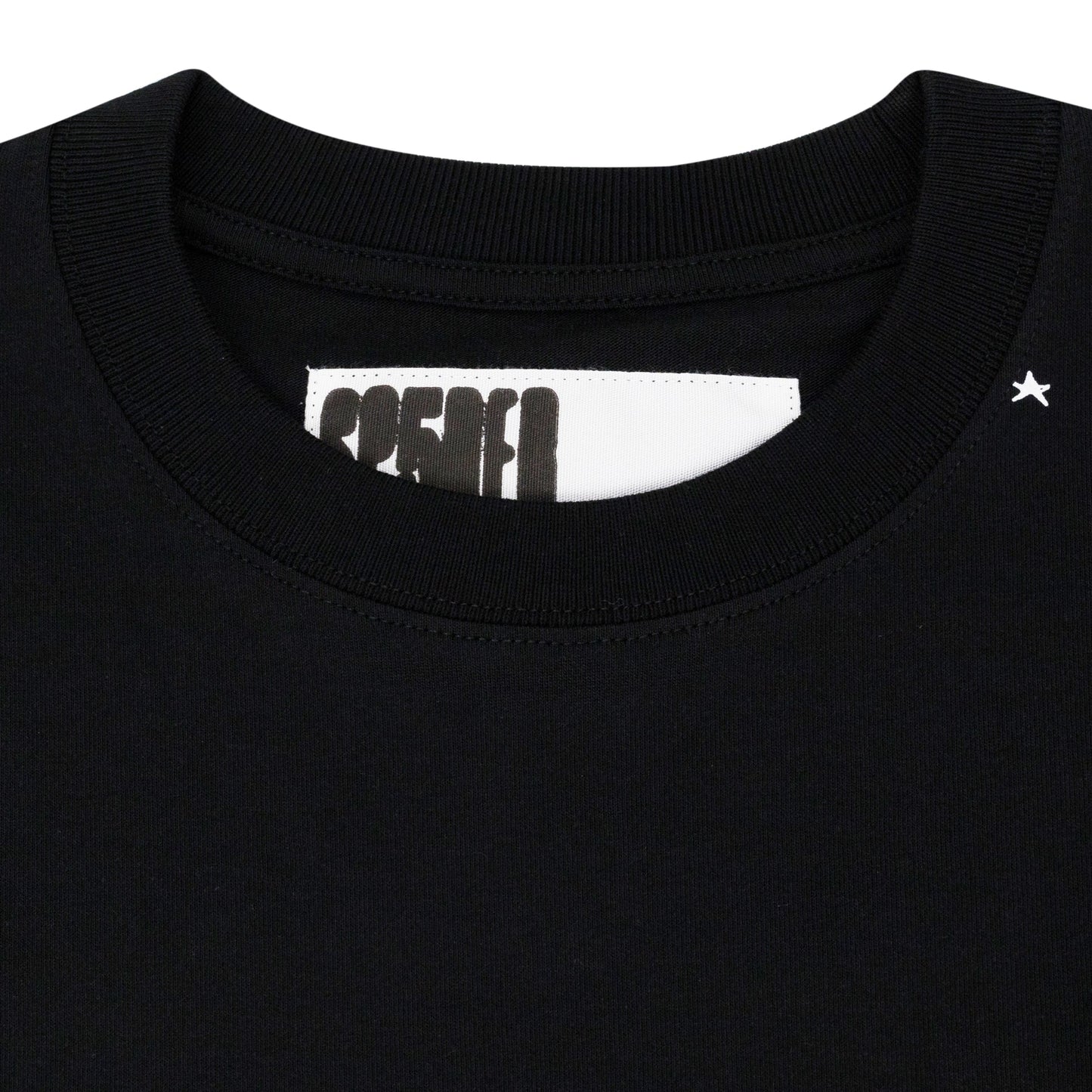 Black Heavy Web Tee