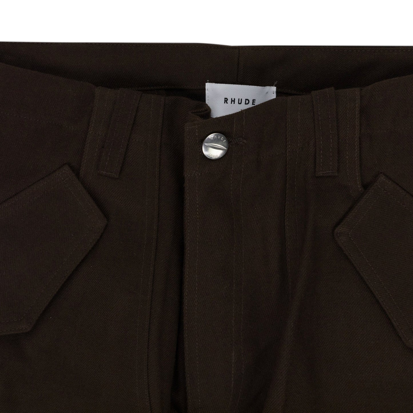 Brown Suiting Cargo Pant