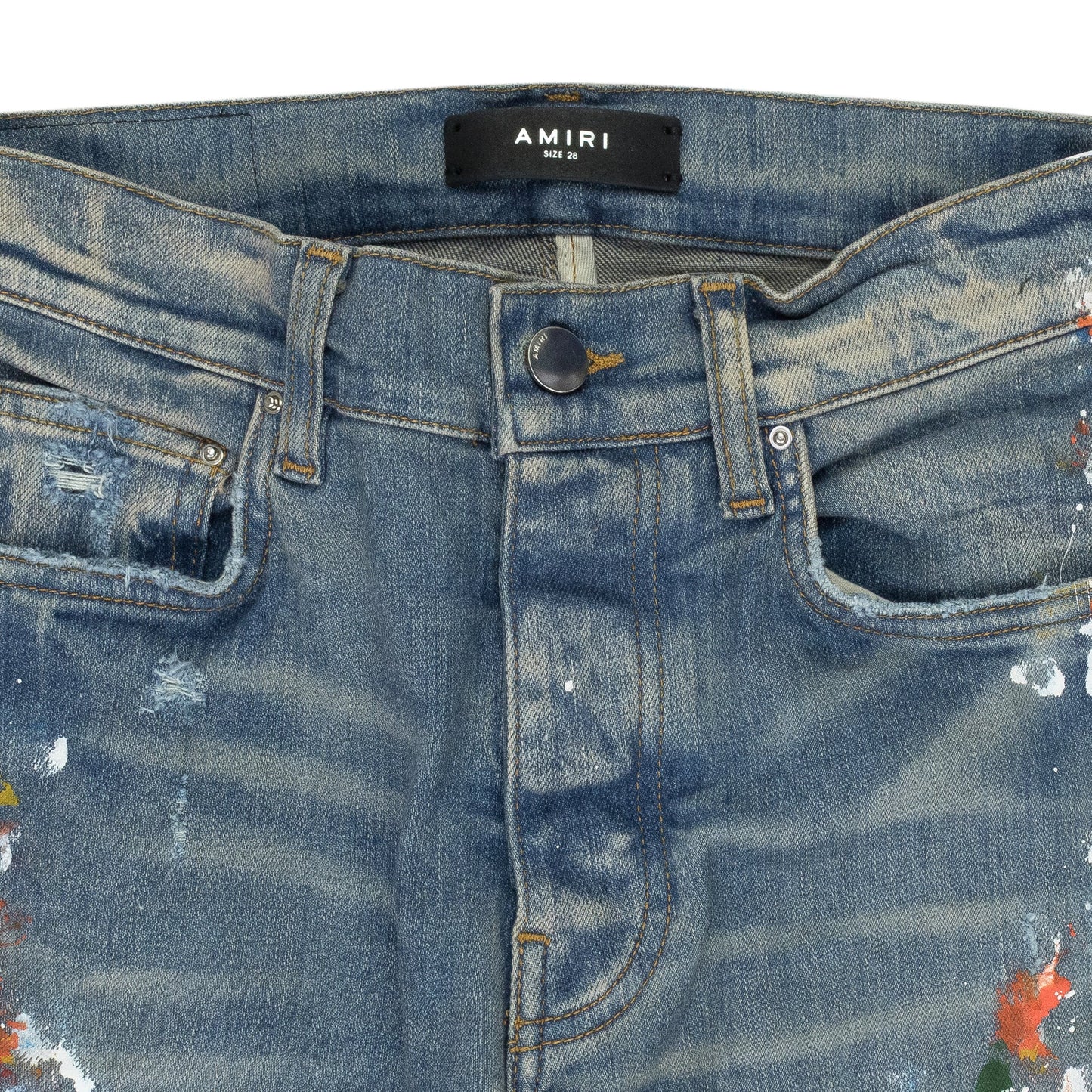 Blue Painter Skinny Jeans