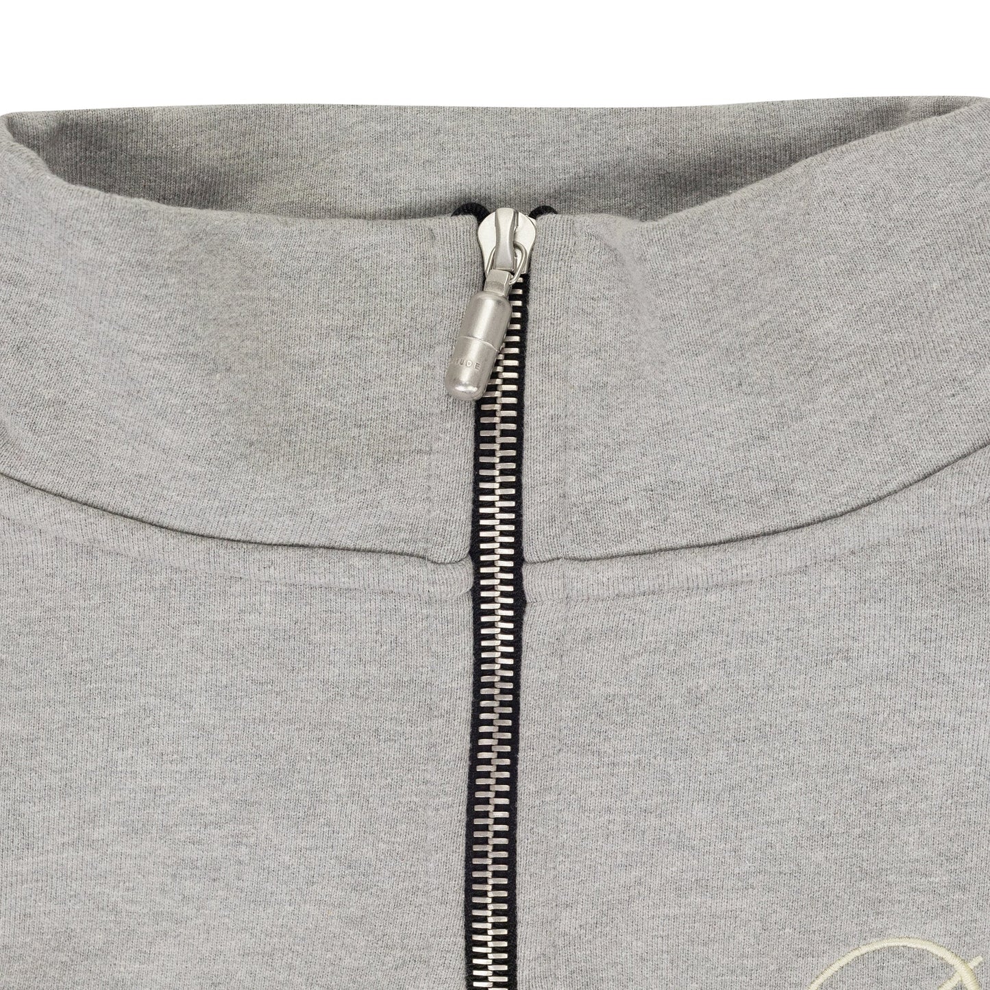 Gray Script Logo Quarter Zip