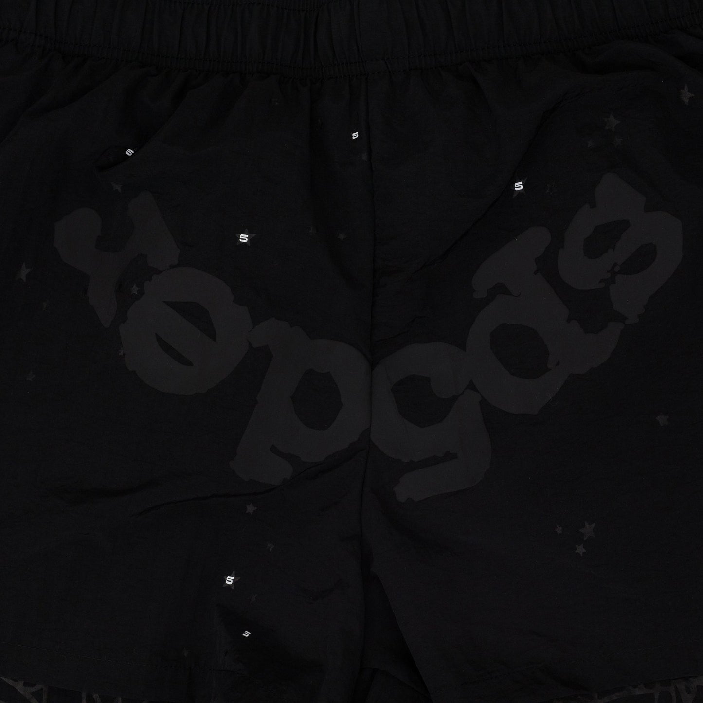 Black Og Web Double Layer Shorts