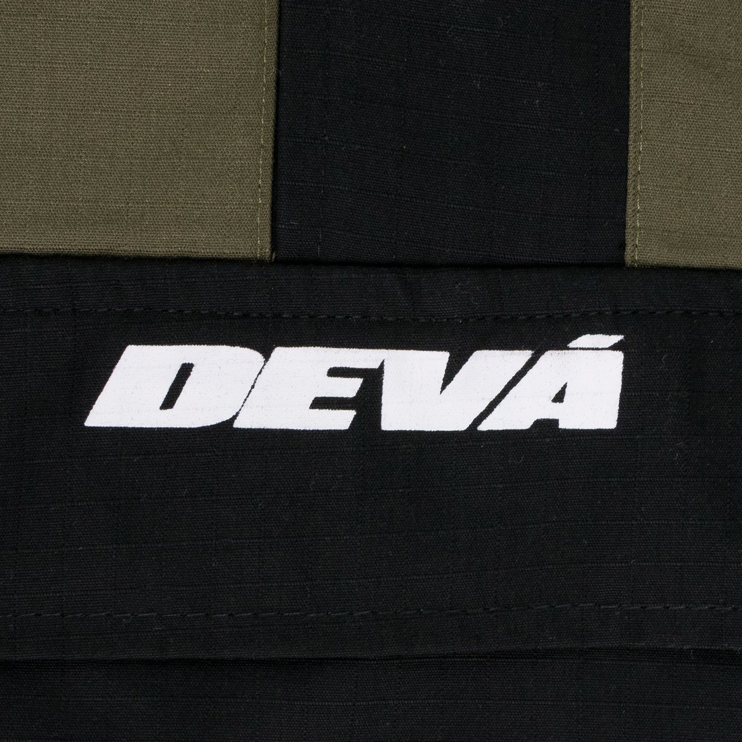 GREEN HALF ZIP ANORAK